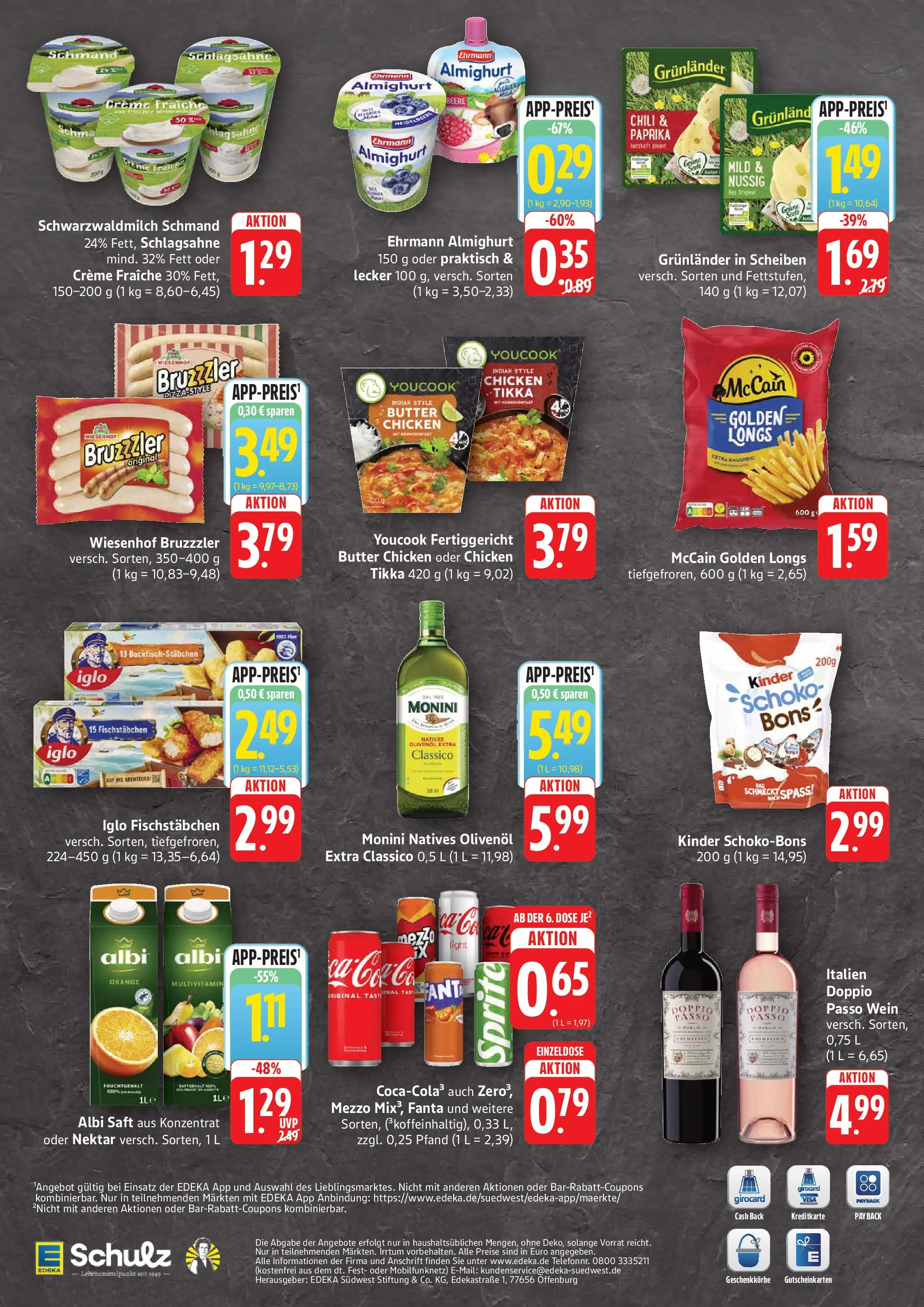 Edeka prospekt Waldshut-Tiengen (ab 14.06.2026) » Angebote Online | Seite: 2 | Produkte: Youcook, Fischstabchen, Grunlander, Saft