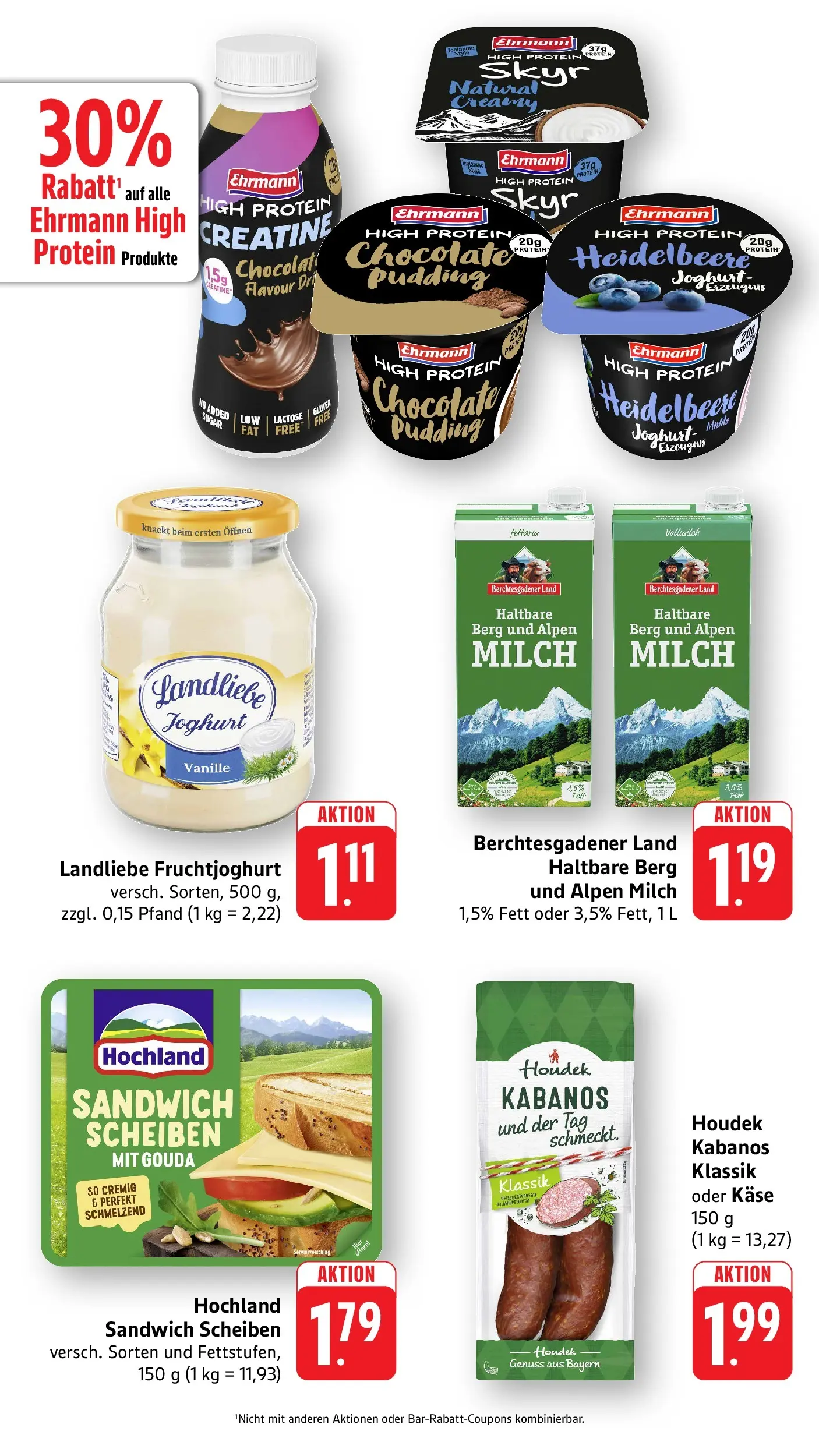 Edeka prospekt Offenburg-Zunsweier (ab 14.06.2026) » Angebote Online | Seite: 4 | Produkte: Milch, Käse, Joghurt, Skyr
