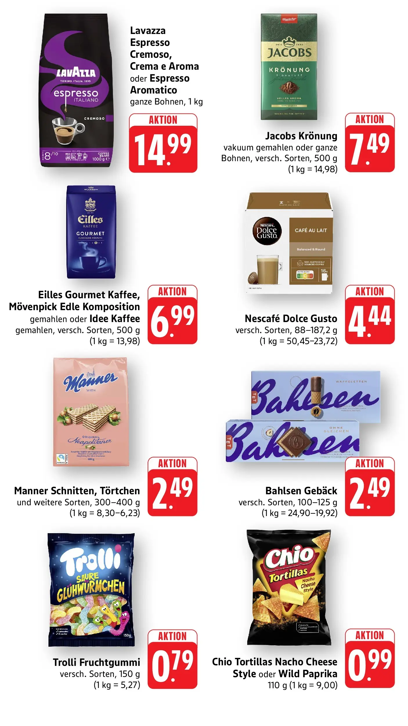Edeka prospekt Offenburg-Zunsweier (ab 14.06.2026) » Angebote Online | Seite: 6 | Produkte: Nescafe, Paprika, Chio tortillas, Chips