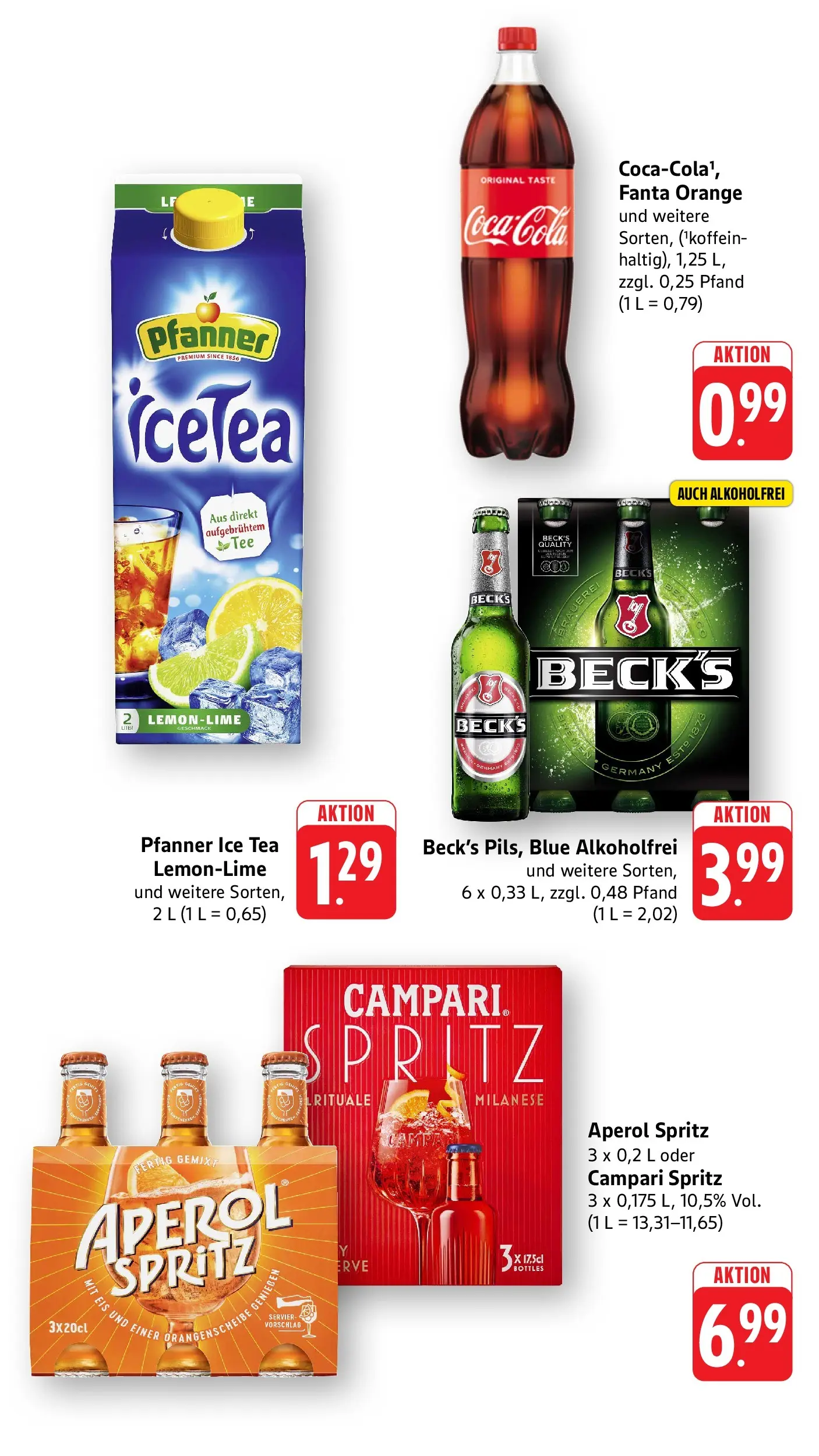 Edeka prospekt Offenburg-Zunsweier (ab 14.06.2026) » Angebote Online | Seite: 8 | Produkte: Fanta, Campari, Aperol, Eis