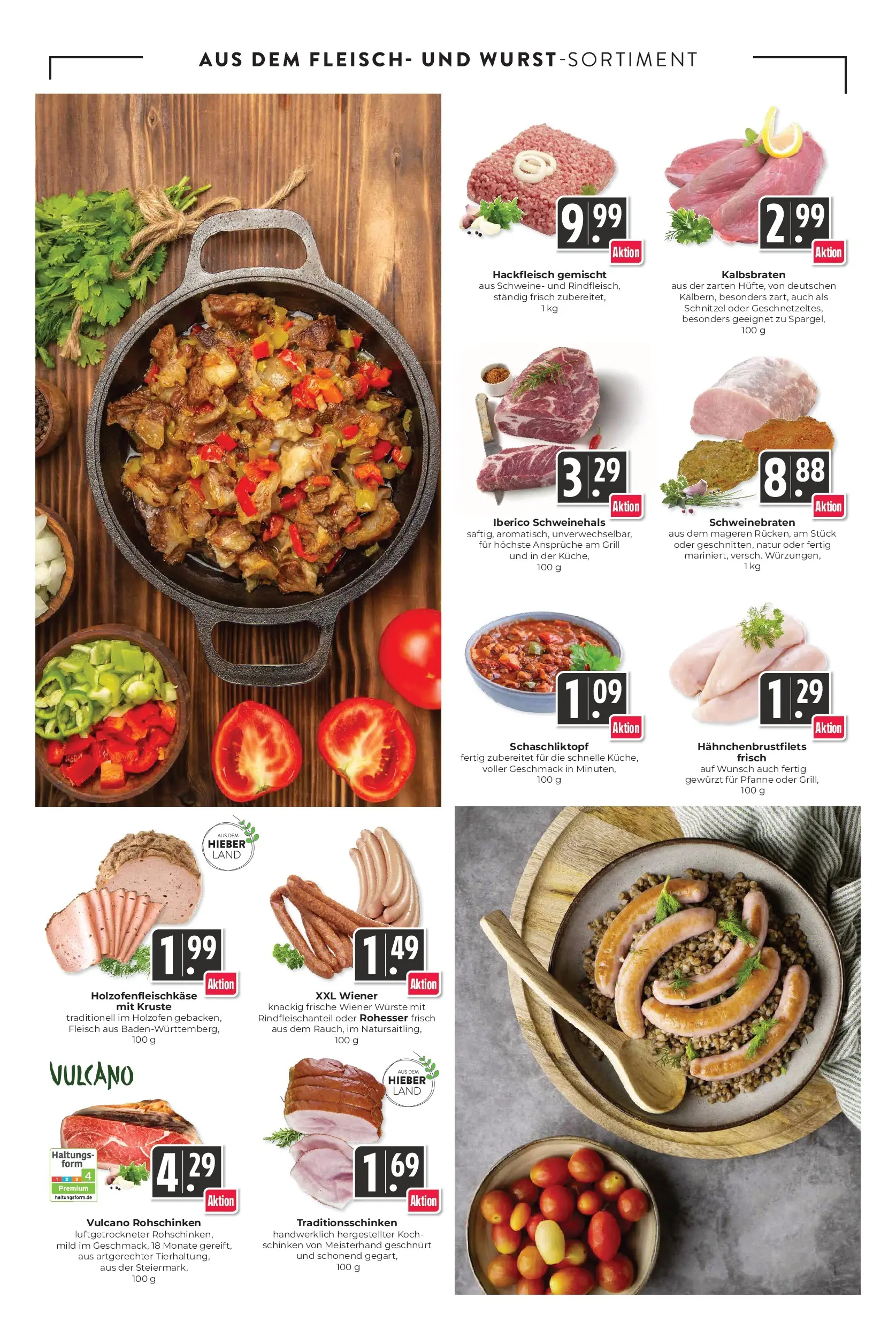 Edeka prospekt Schliengen (ab 14.06.2026) » Angebote Online | Seite: 4 | Produkte: Grill, Schnitzel, Schinken, Hackfleisch