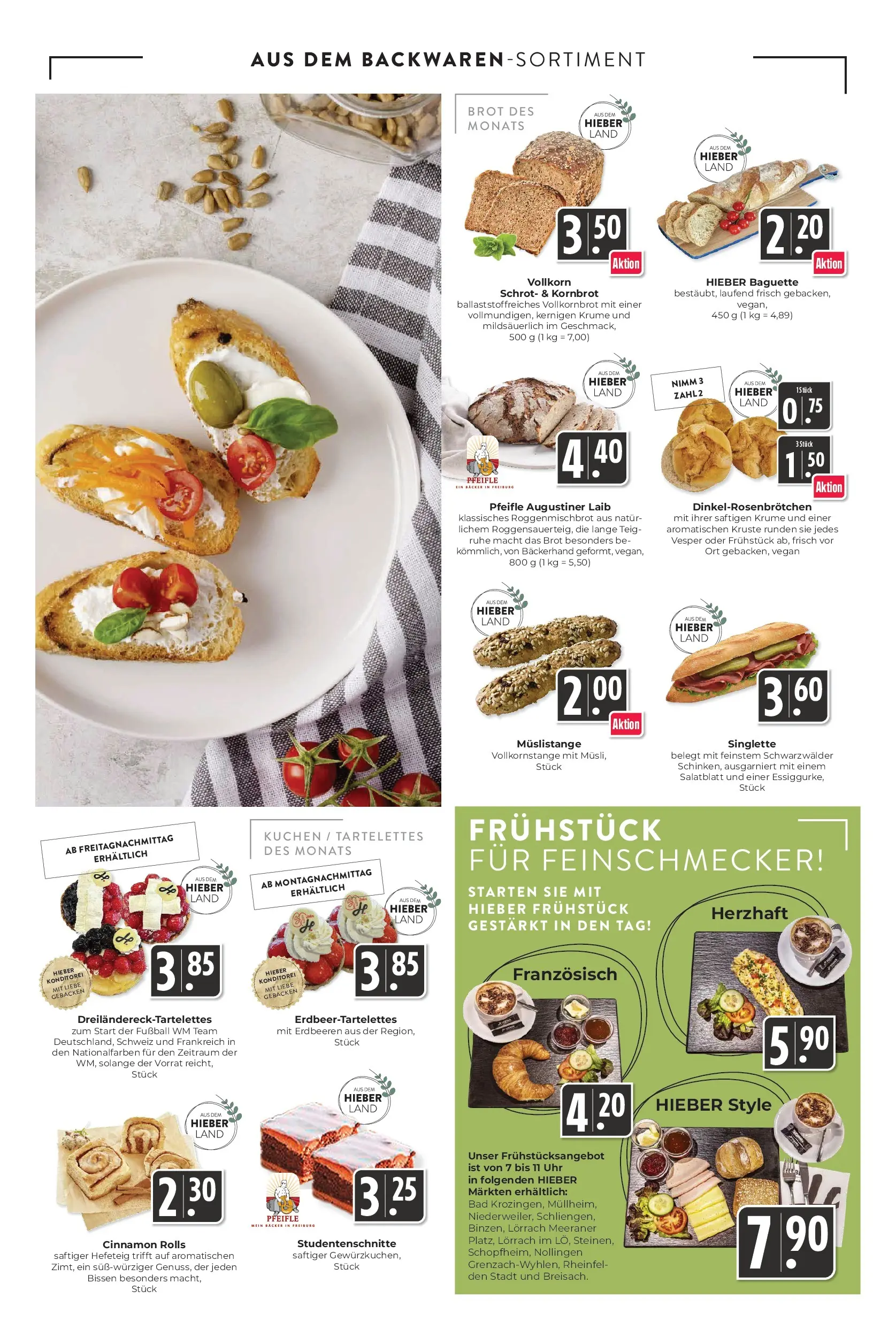 Edeka prospekt Schliengen (ab 14.06.2026) » Angebote Online | Seite: 6 | Produkte: Bad, Baguette, Kuchen, Uhr