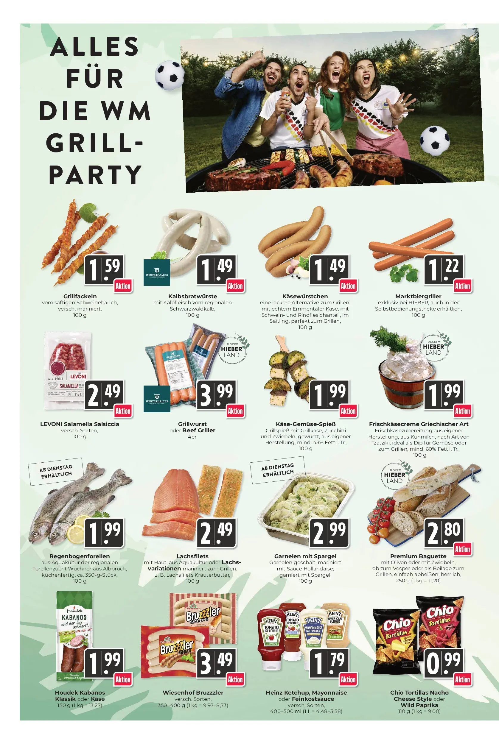Edeka prospekt Schliengen (ab 14.06.2026) » Angebote Online | Seite: 10 | Produkte: Grill, Baguette, Chio tortillas, Griller