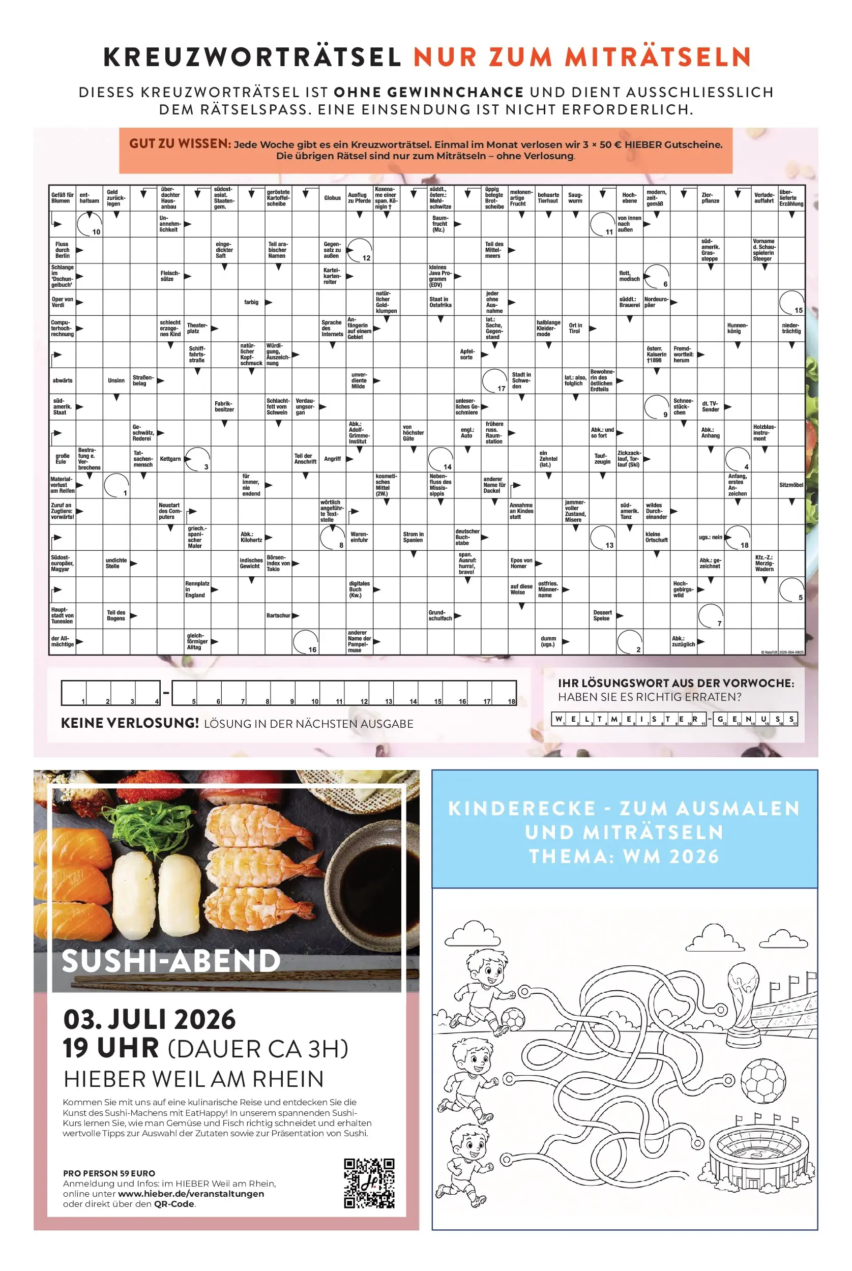 Edeka prospekt Schliengen (ab 14.06.2026) » Angebote Online | Seite: 15 | Produkte: Mehl, Ski, Gemüse, Uhr
