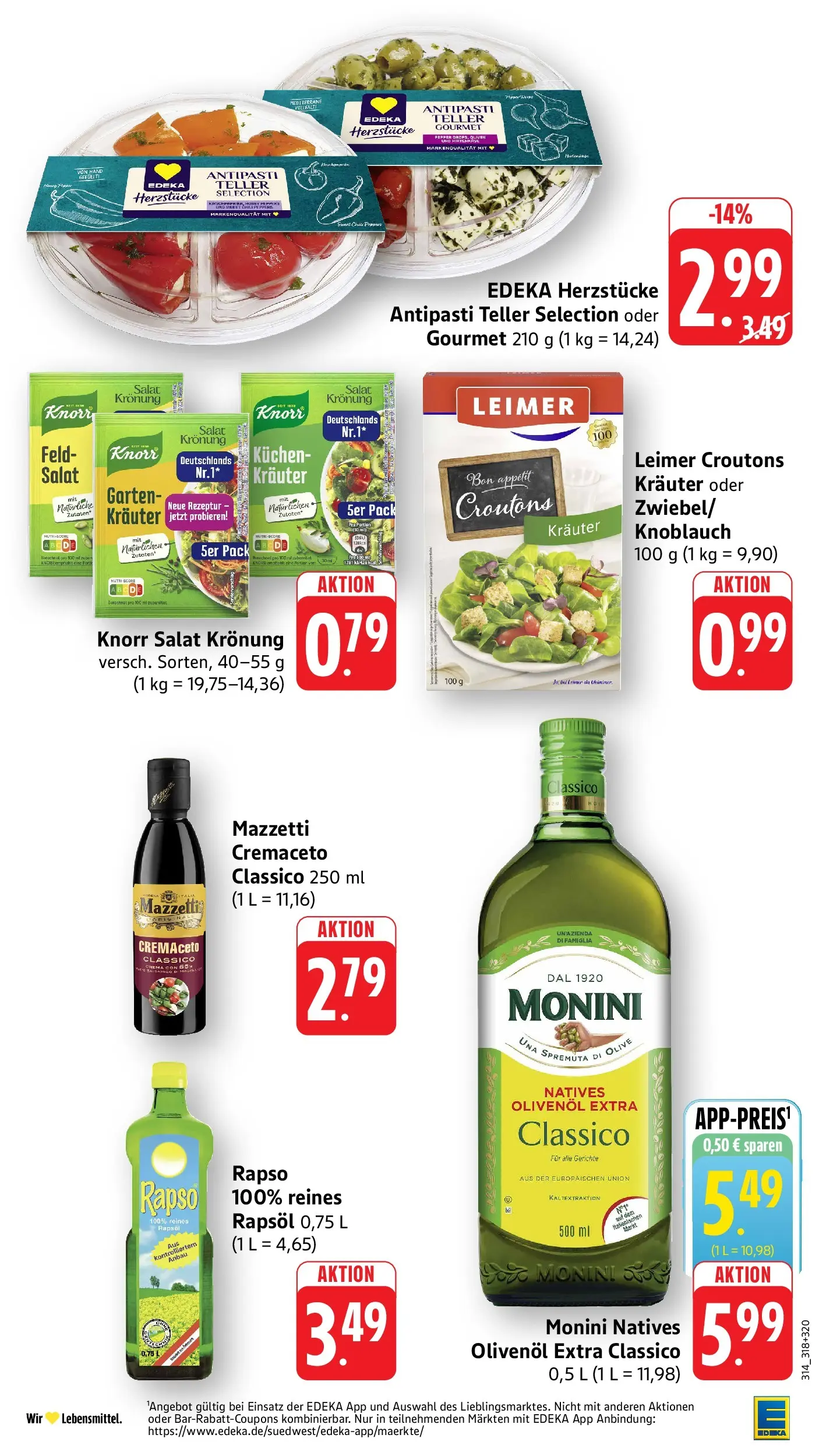 Edeka prospekt Überlingen (ab 14.06.2026) » Angebote Online | Seite: 9 | Produkte: Knorr, Knoblauch, Chili, Kuchen