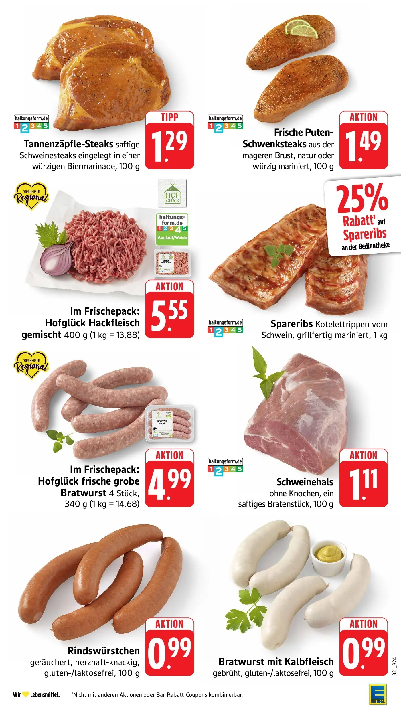 Edeka prospekt Piesport (ab 14.06.2026) » Angebote Online | Seite: 11 | Produkte: Bratwurst, Hackfleisch