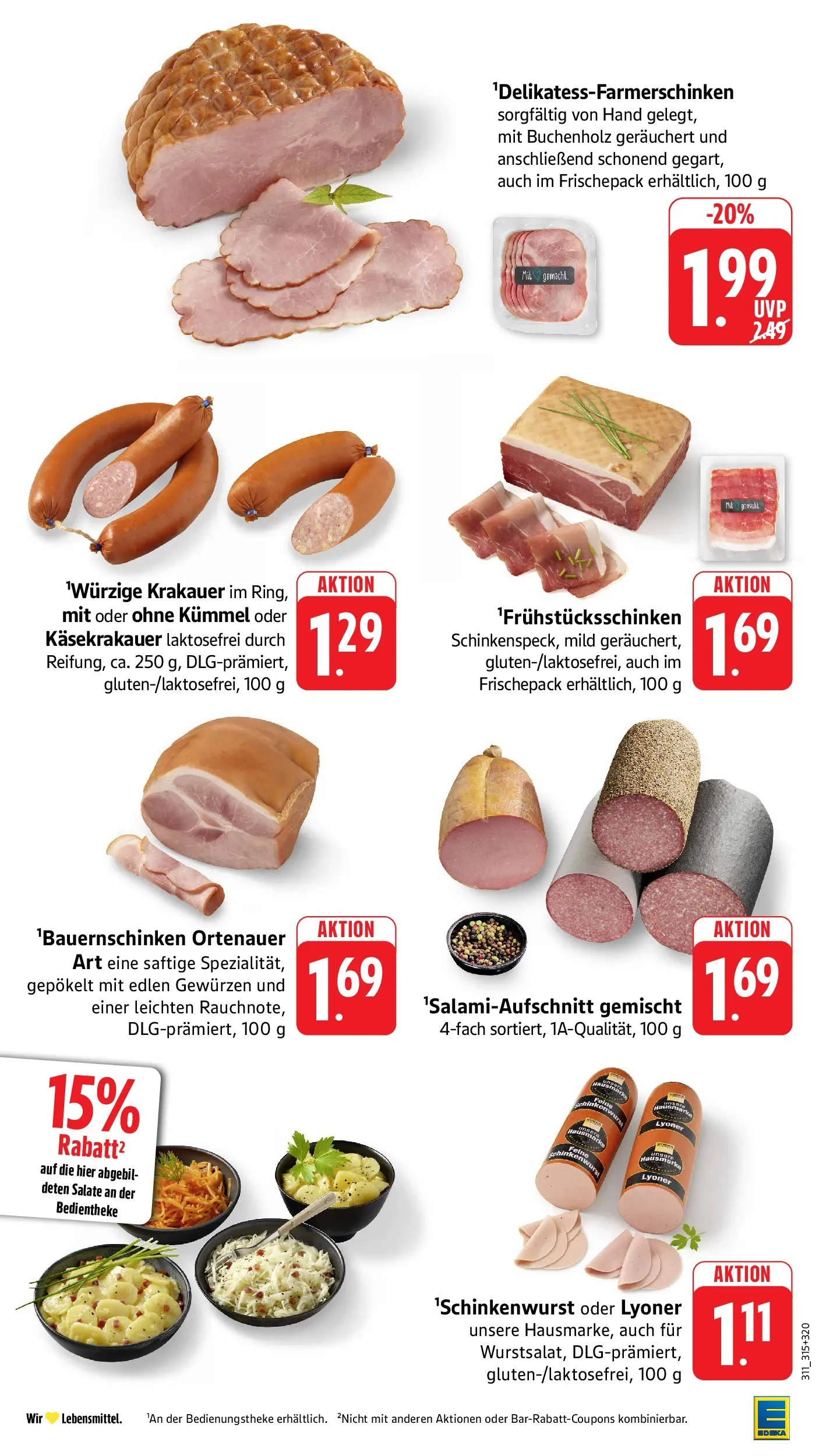 Edeka prospekt Überlingen (ab 14.06.2026) » Angebote Online | Seite: 12 | Produkte: Salami