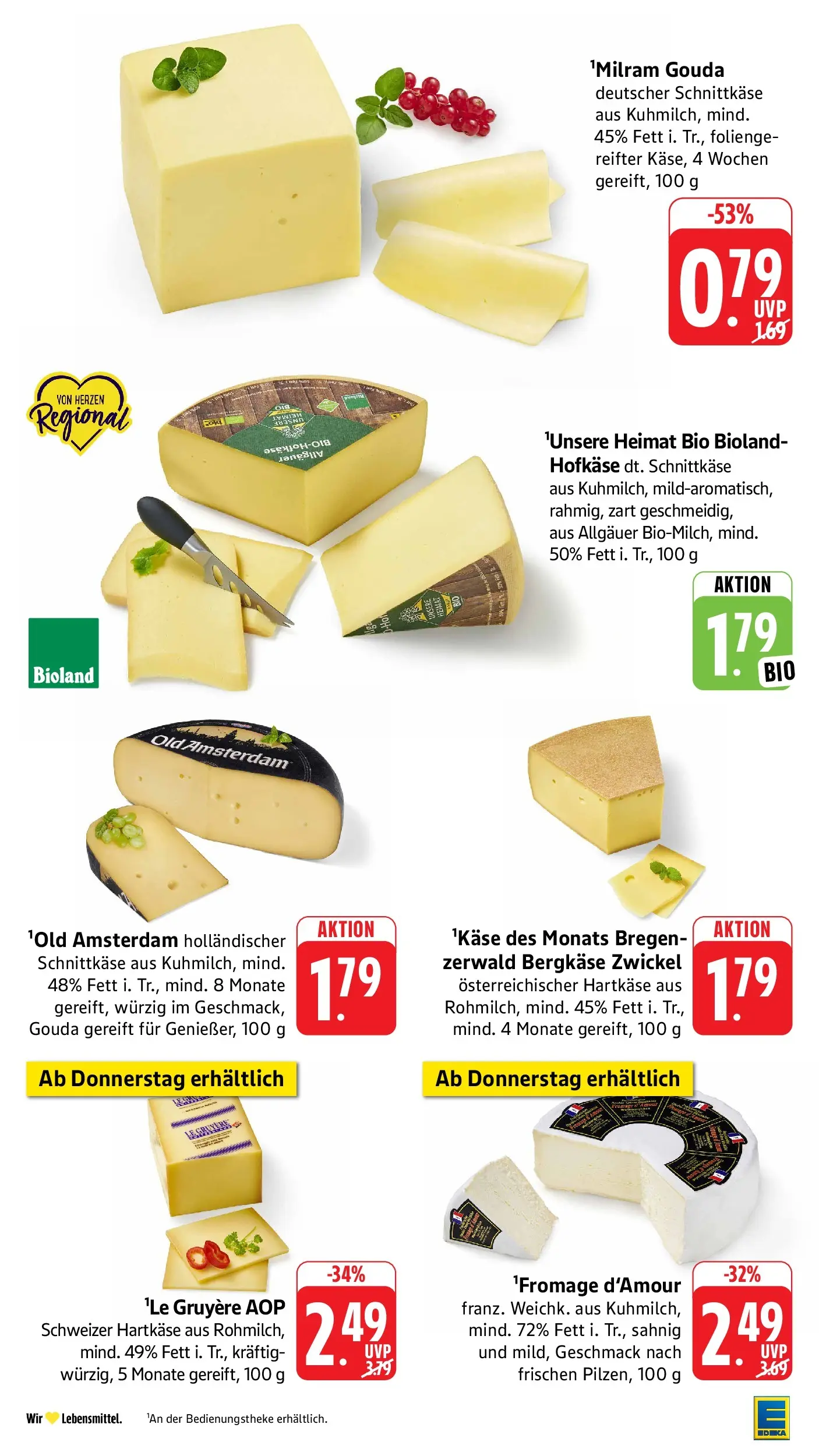 Edeka prospekt Überlingen (ab 14.06.2026) » Angebote Online | Seite: 13 | Produkte: Käse, Gouda, Milram