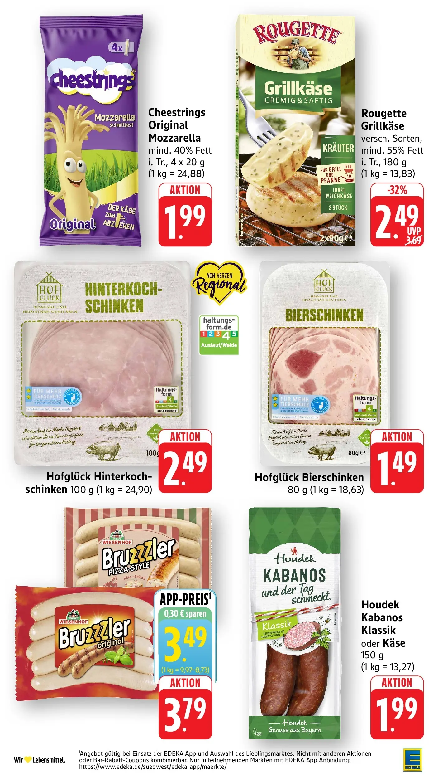Edeka prospekt Überlingen (ab 14.06.2026) » Angebote Online | Seite: 17 | Produkte: Grill, Käse, Salami, Schinken