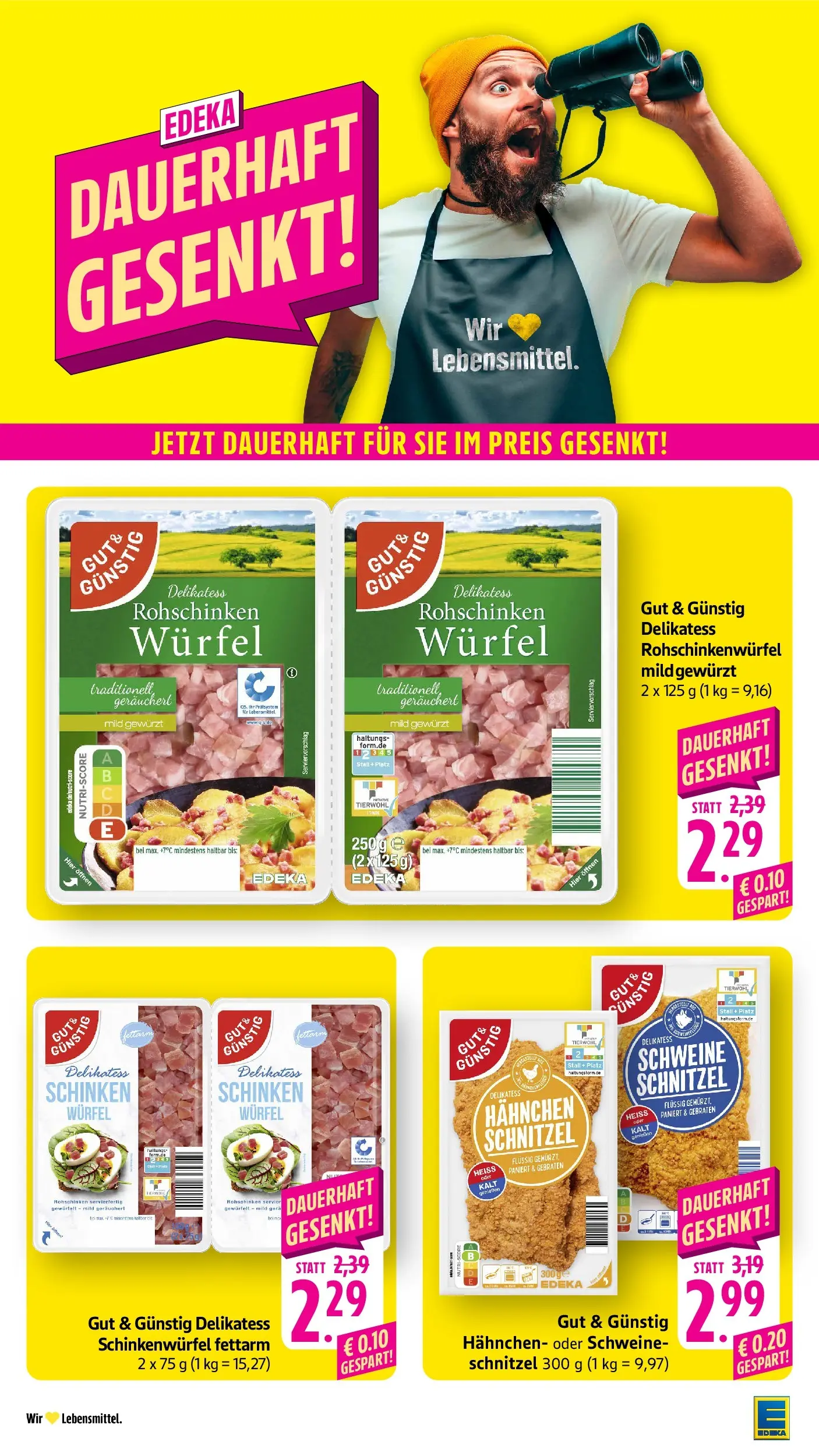 Edeka prospekt Überlingen (ab 14.06.2026) » Angebote Online | Seite: 18 | Produkte: Hahnchen, Schnitzel, Schinken
