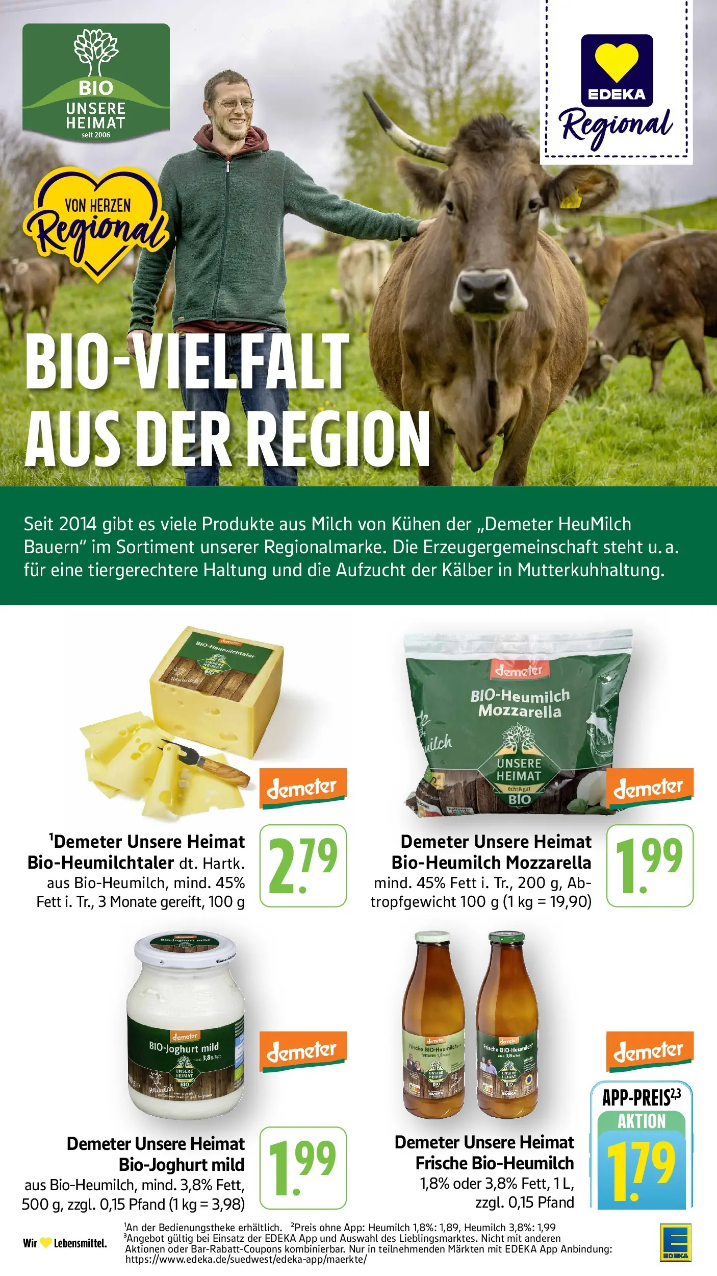 Edeka prospekt Überlingen (ab 14.06.2026) » Angebote Online | Seite: 22 | Produkte: Milch, Mozzarella