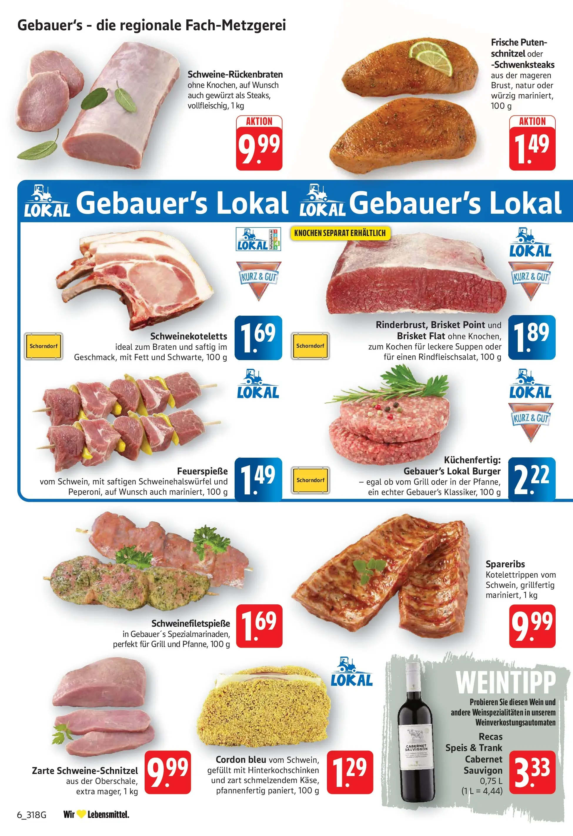 Edeka prospekt Geislingen (ab 14.06.2026) » Angebote Online | Seite: 6 | Produkte: Grill, Burger, Schnitzel, Wein