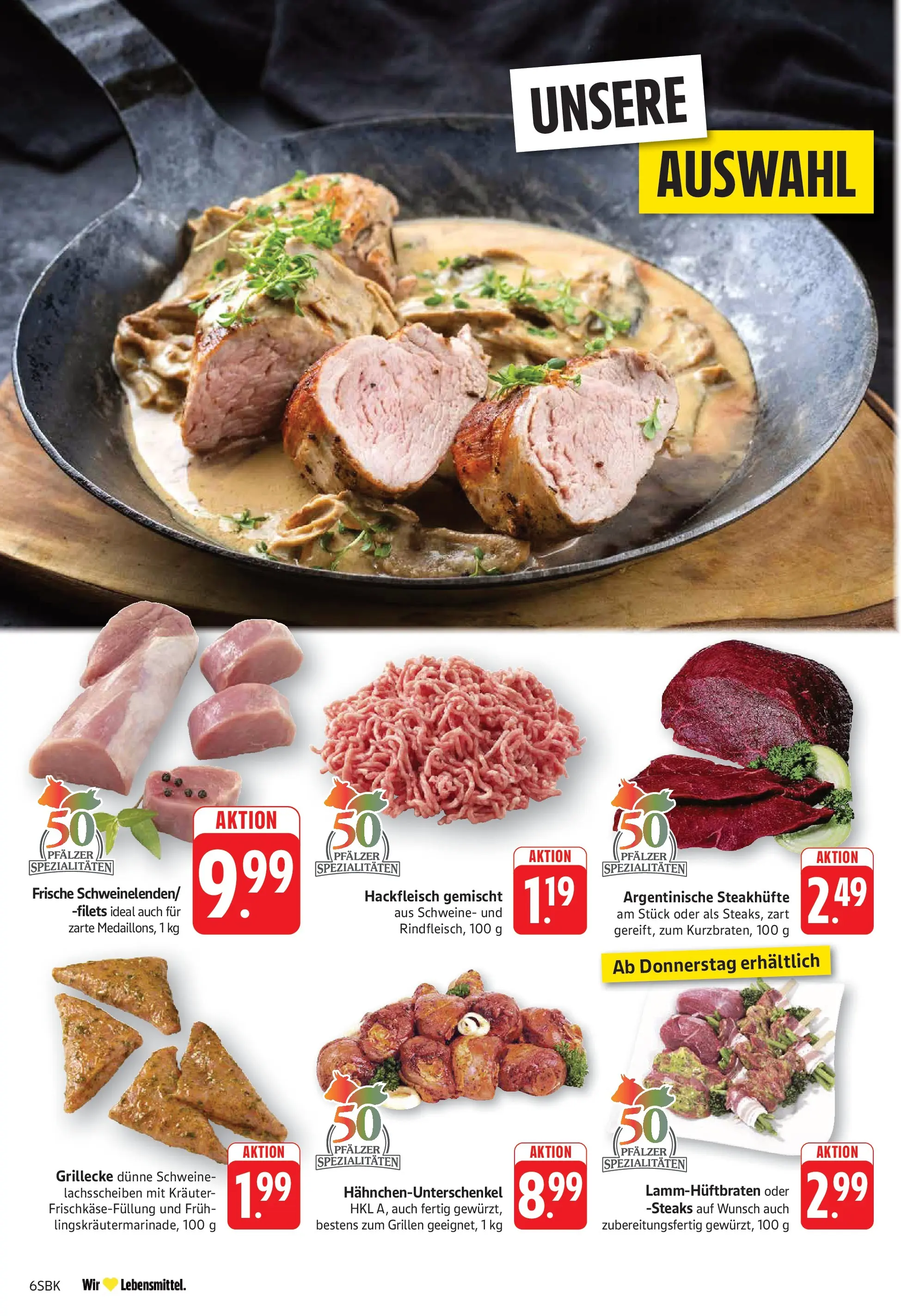 Edeka Prospekt Bad Bergzabern (ab 15.06.2026) » Angebote Online | Seite: 6 | Produkte: Hackfleisch
