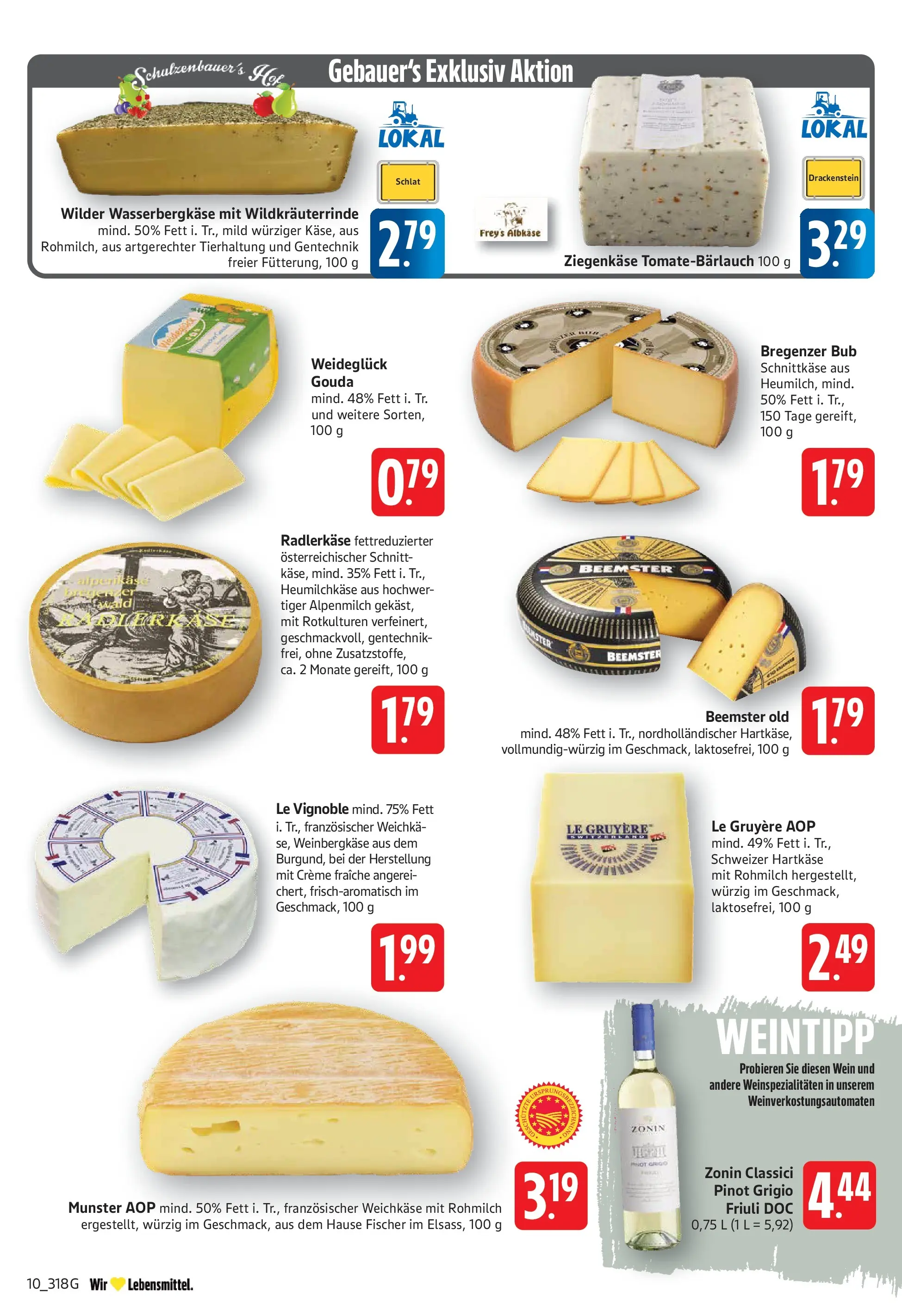 Edeka prospekt Geislingen (ab 14.06.2026) » Angebote Online | Seite: 10 | Produkte: Gouda, Ziegenkäse, Creme, Wein