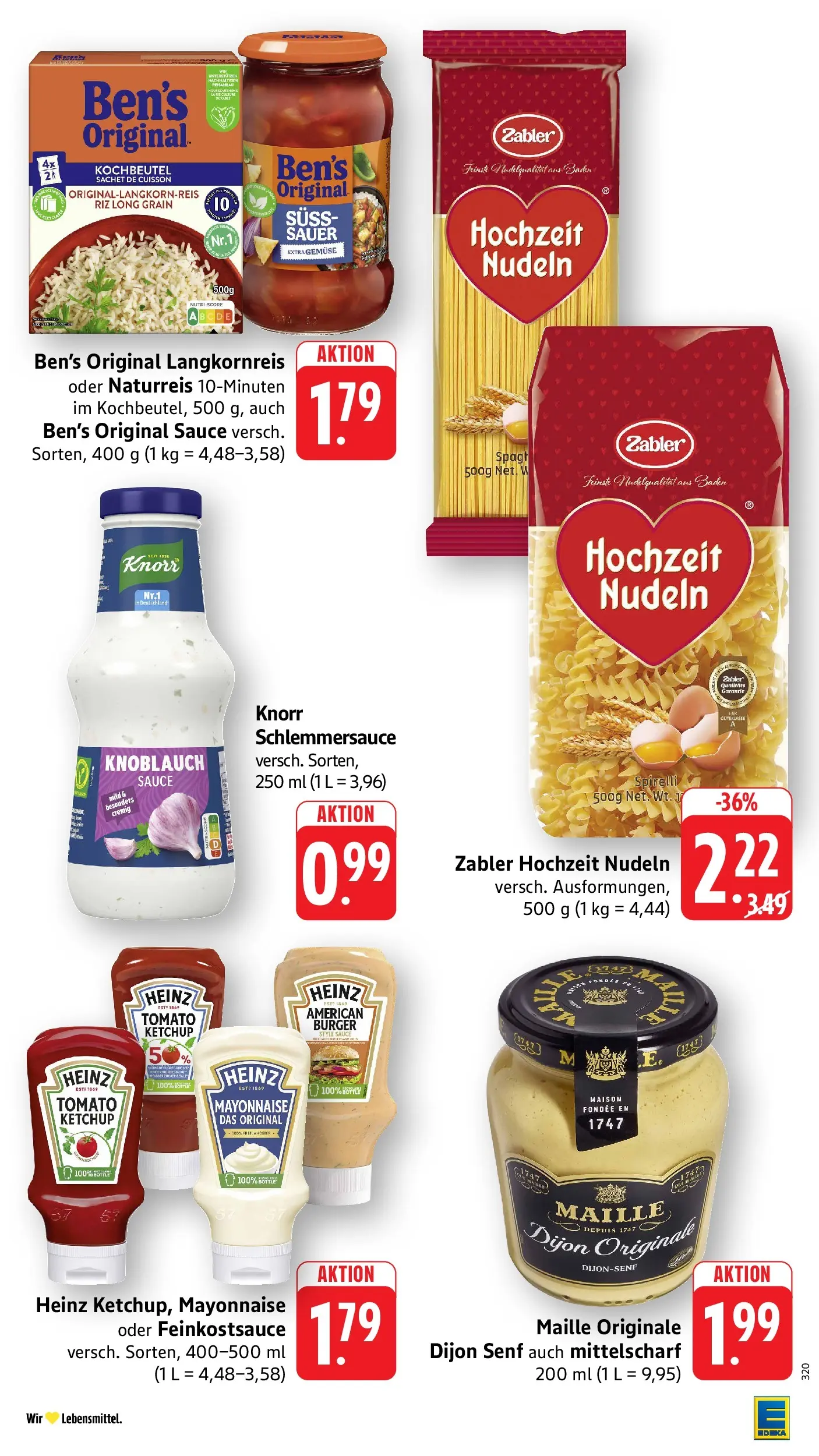Edeka prospekt Bad Camberg (ab 14.06.2026) » Angebote Online | Seite: 29 | Produkte: Mayonnaise, Pasta, Nudeln, Ketchup