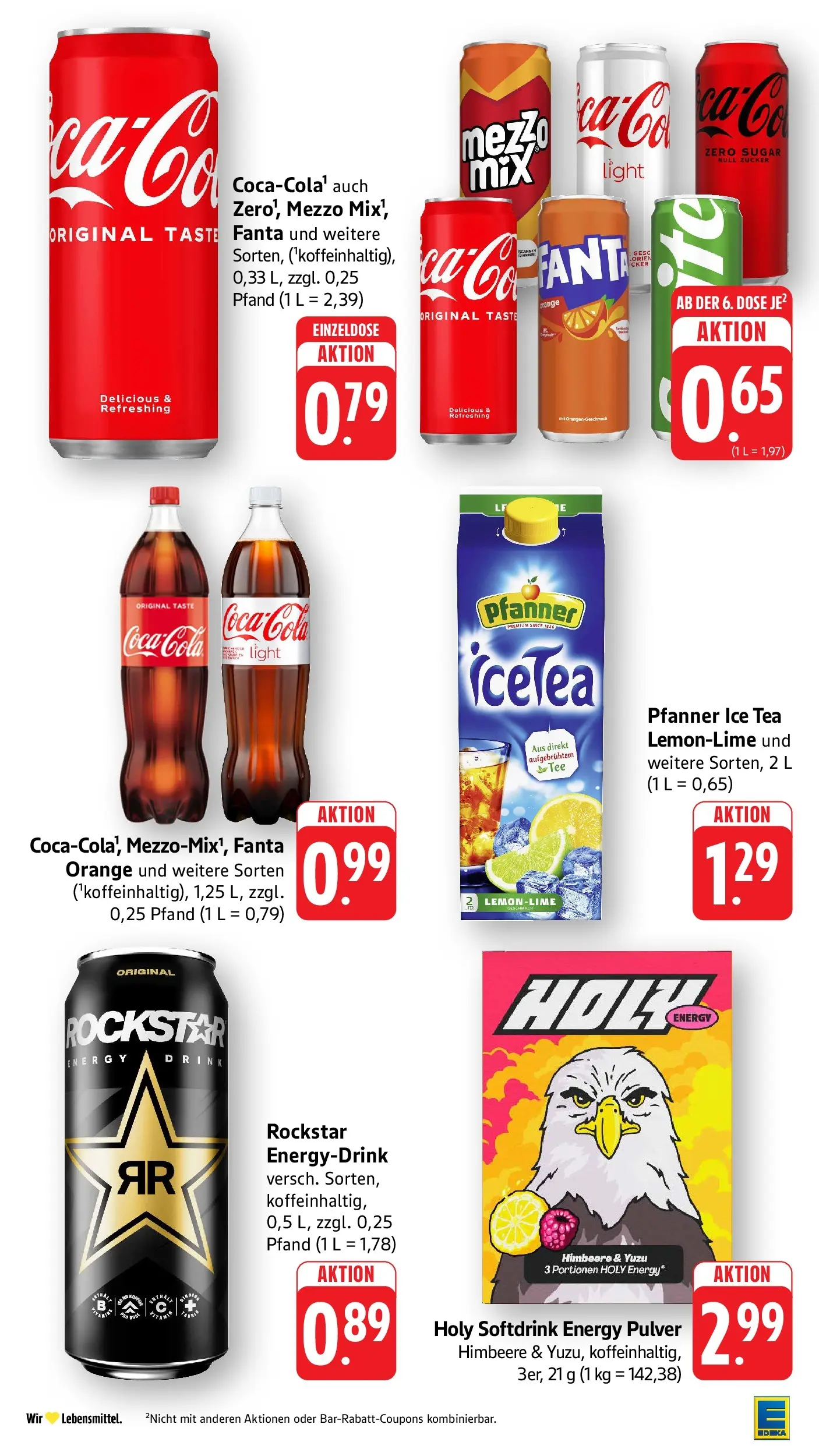 Edeka prospekt Überlingen (ab 14.06.2026) » Angebote Online | Seite: 35 | Produkte: Rockstar energy, Fanta, Sprite, Energy