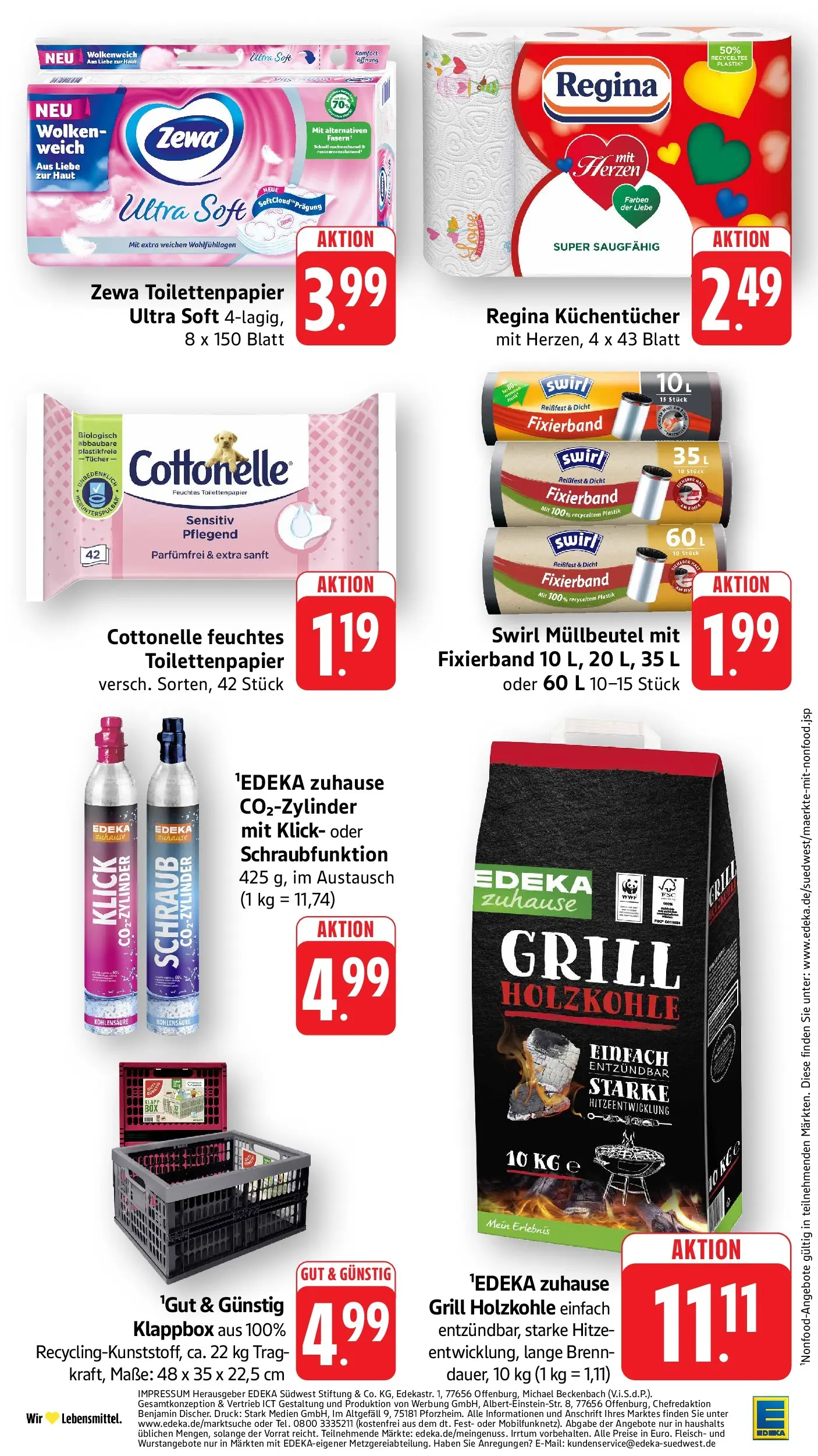 Edeka prospekt Überlingen (ab 14.06.2026) » Angebote Online | Seite: 39 | Produkte: Grill, Box, Zewa, Fleisch