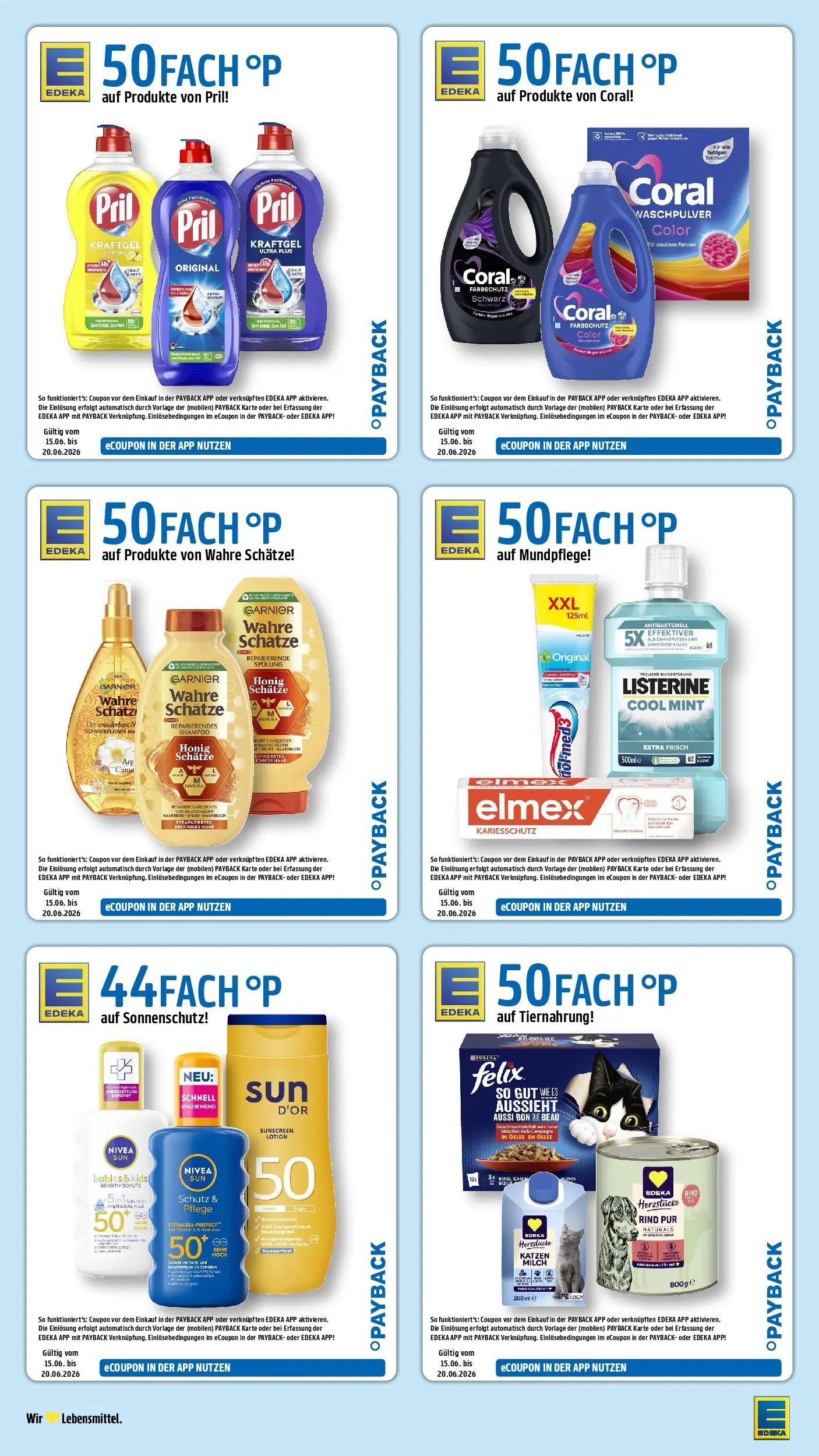 Edeka prospekt Überlingen (ab 14.06.2026) » Angebote Online | Seite: 40 | Produkte: Spülung, Sonnencreme, Zahnpasta, Listerine