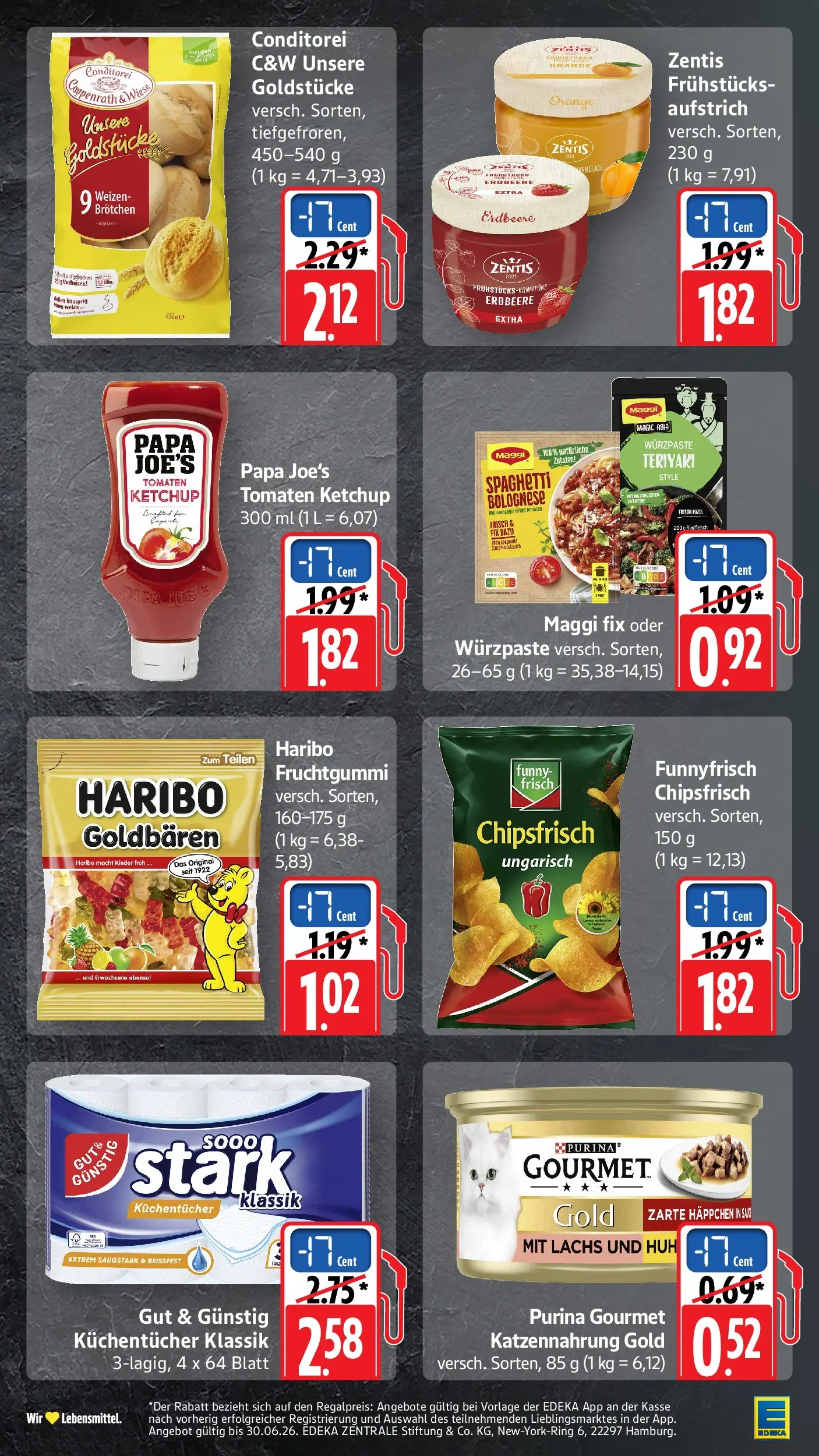 Edeka prospekt Überlingen (ab 14.06.2026) » Angebote Online | Seite: 45 | Produkte: Lachs, Maggi fix, Chips, Ketchup