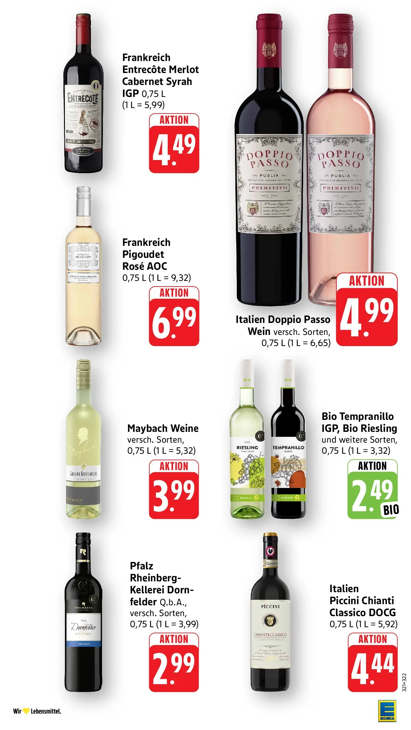 Edeka prospekt Piesport (ab 14.06.2026) » Angebote Online | Seite: 33 | Produkte: Merlot, Entrecote, Doppio Passo, Wein