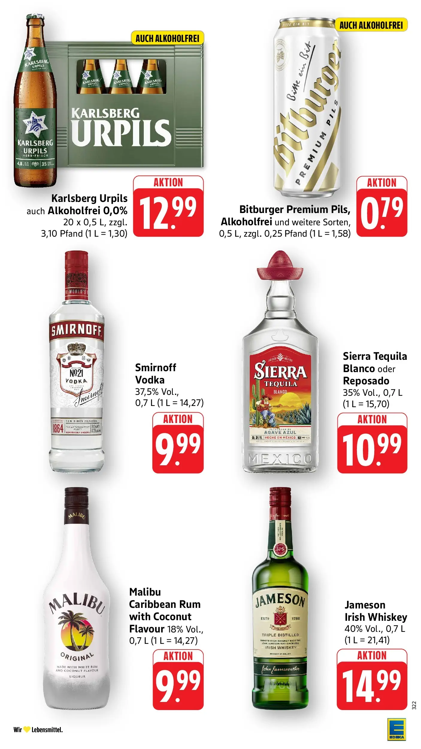 Edeka prospekt Beckingen (ab 14.06.2026) » Angebote Online | Seite: 37 | Produkte: Rum, Jameson, Vodka, Whiskey