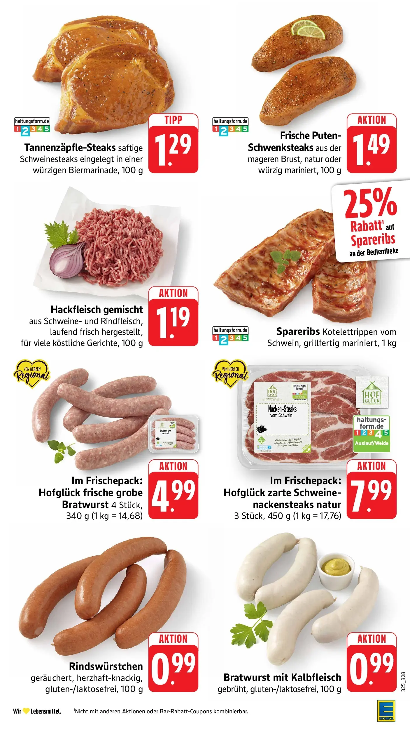 Edeka prospekt Bad Camberg (ab 14.06.2026) » Angebote Online | Seite: 11 | Produkte: Nackensteaks, Bratwurst, Hackfleisch