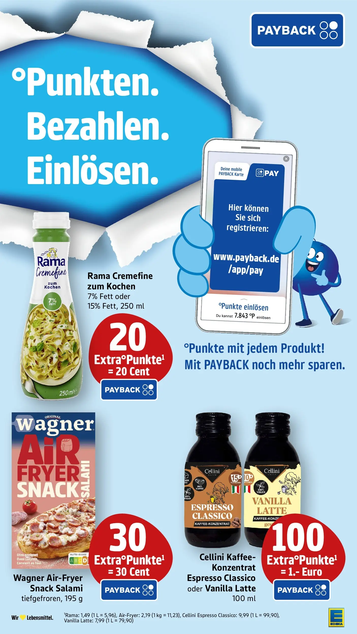 Edeka prospekt Piesport (ab 14.06.2026) » Angebote Online | Seite: 15 | Produkte: Ofen, Rama, Kaffee, Salami