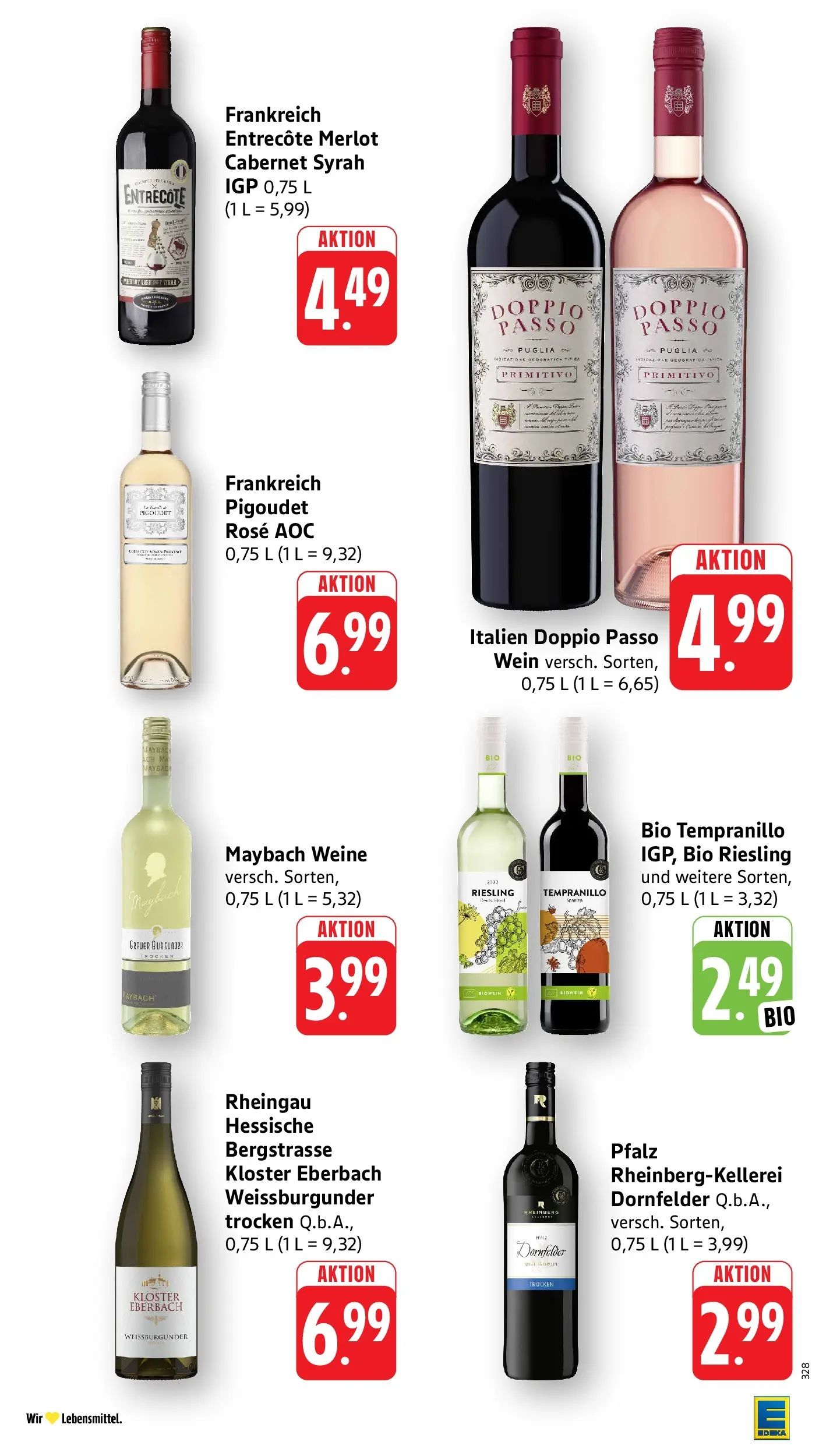 Edeka prospekt Bad Camberg (ab 14.06.2026) » Angebote Online | Seite: 33 | Produkte: Merlot, Entrecote, Doppio Passo, Wein