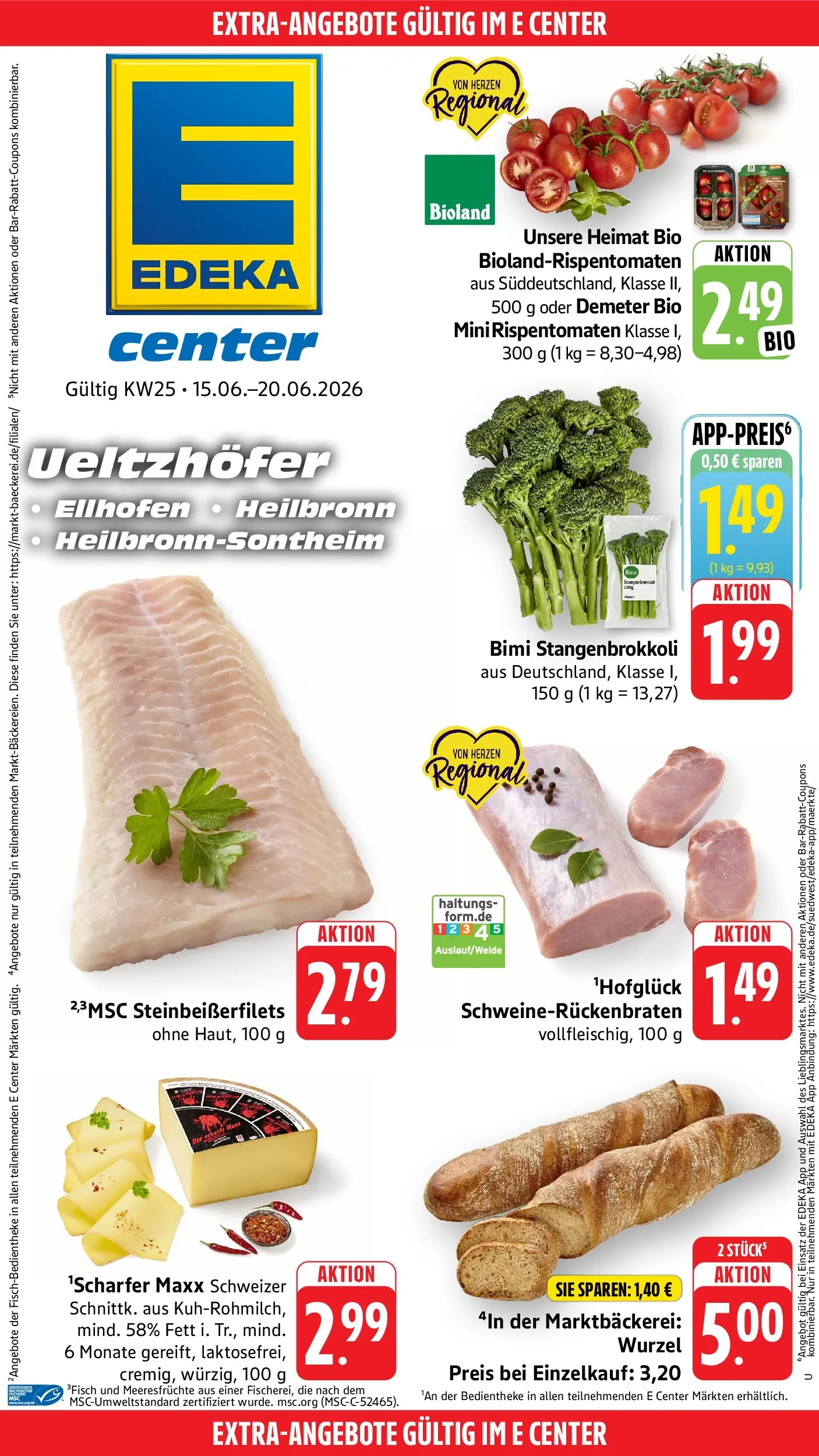 Edeka prospekt Heilbronn (ab 14.06.2026) » Angebote Online | Seite: 44 | Produkte: Tomaten, Meeresfrüchte