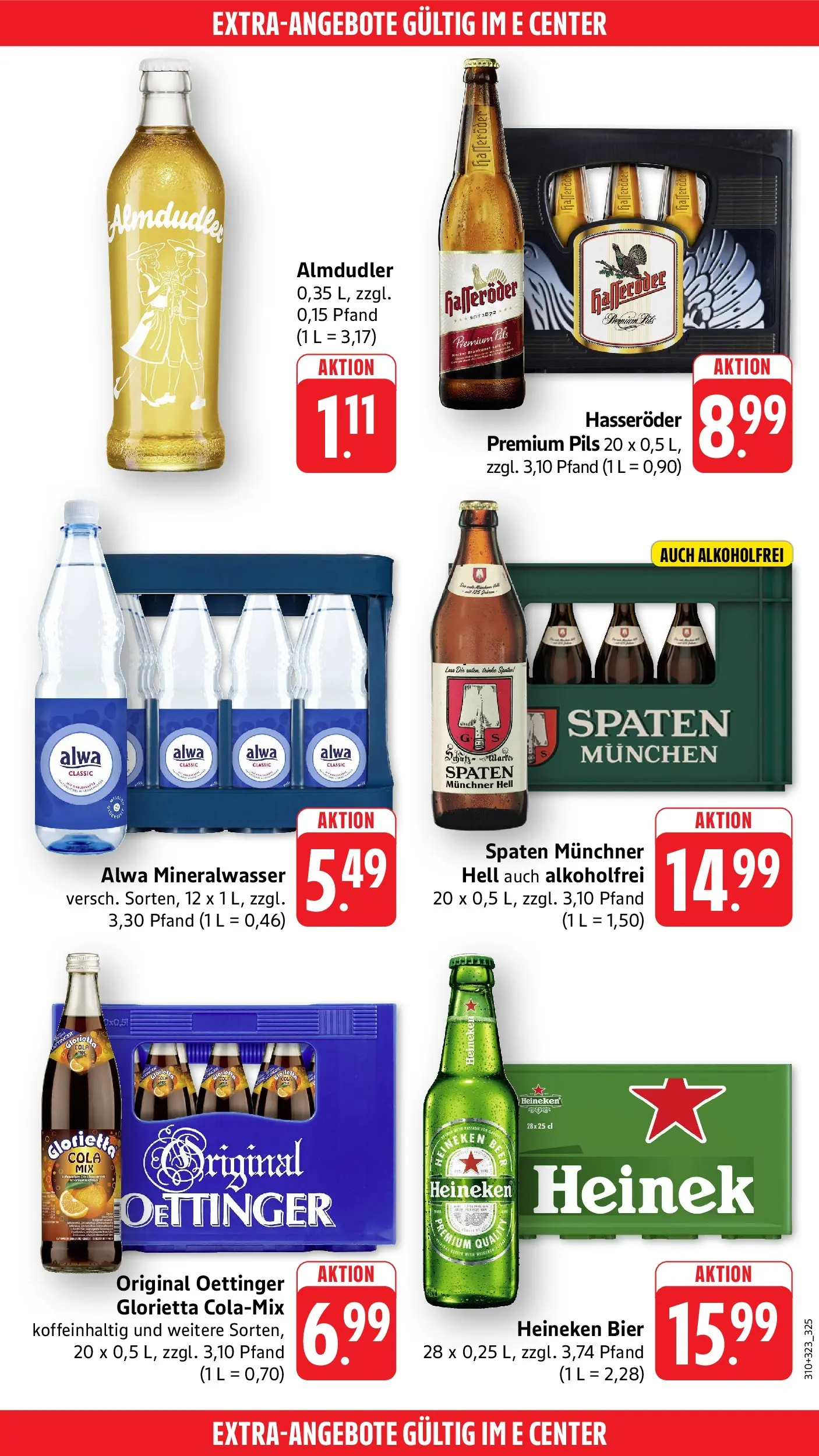 E center Prospekt Überlingen (ab 14.06.2026) zum Blättern | Seite: 50 | Produkte: Cola, Bier, Pils, Oettinger