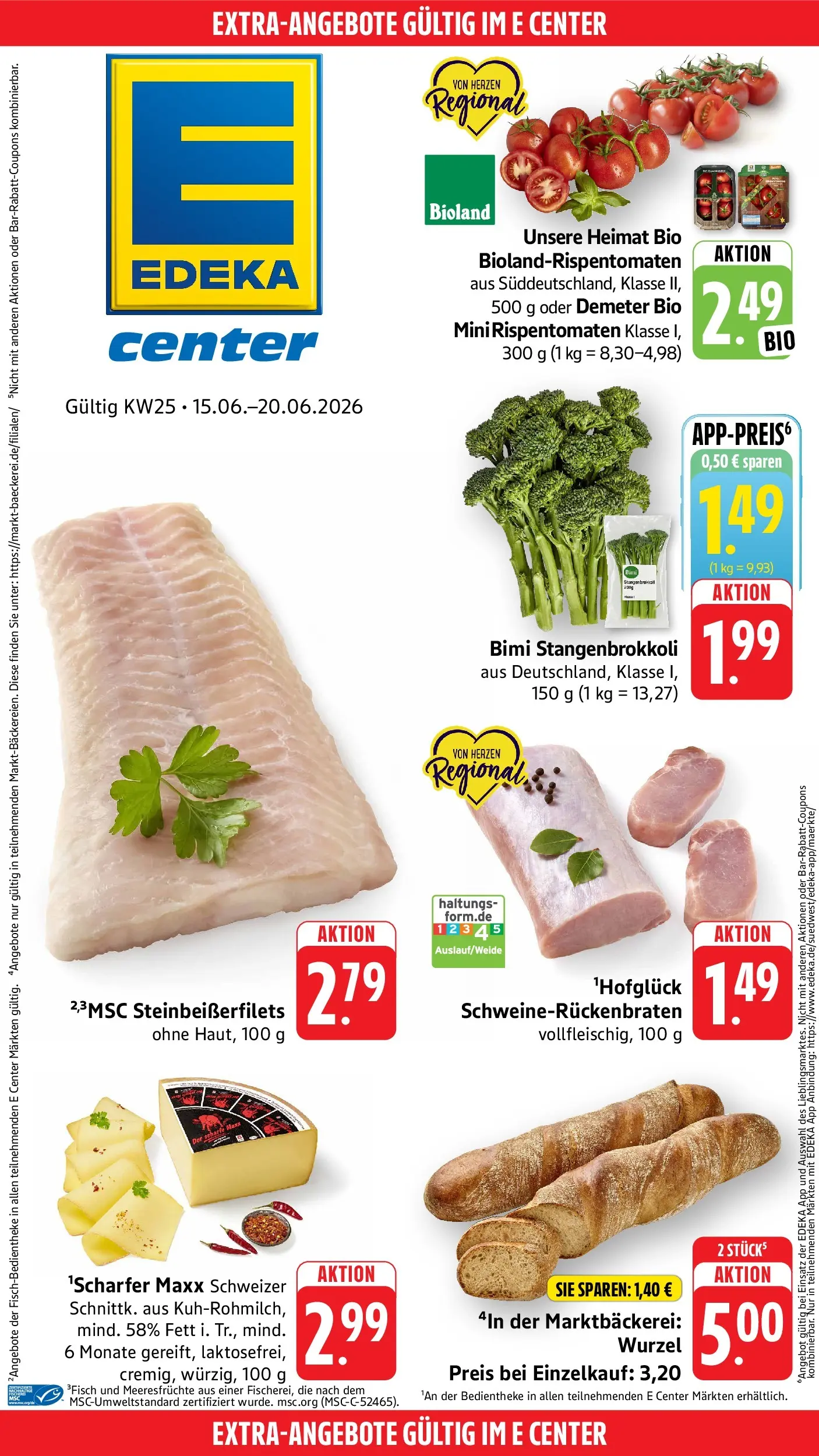 E center Prospekt Überlingen (ab 14.06.2026) zum Blättern | Seite: 44 | Produkte: Meeresfrüchte