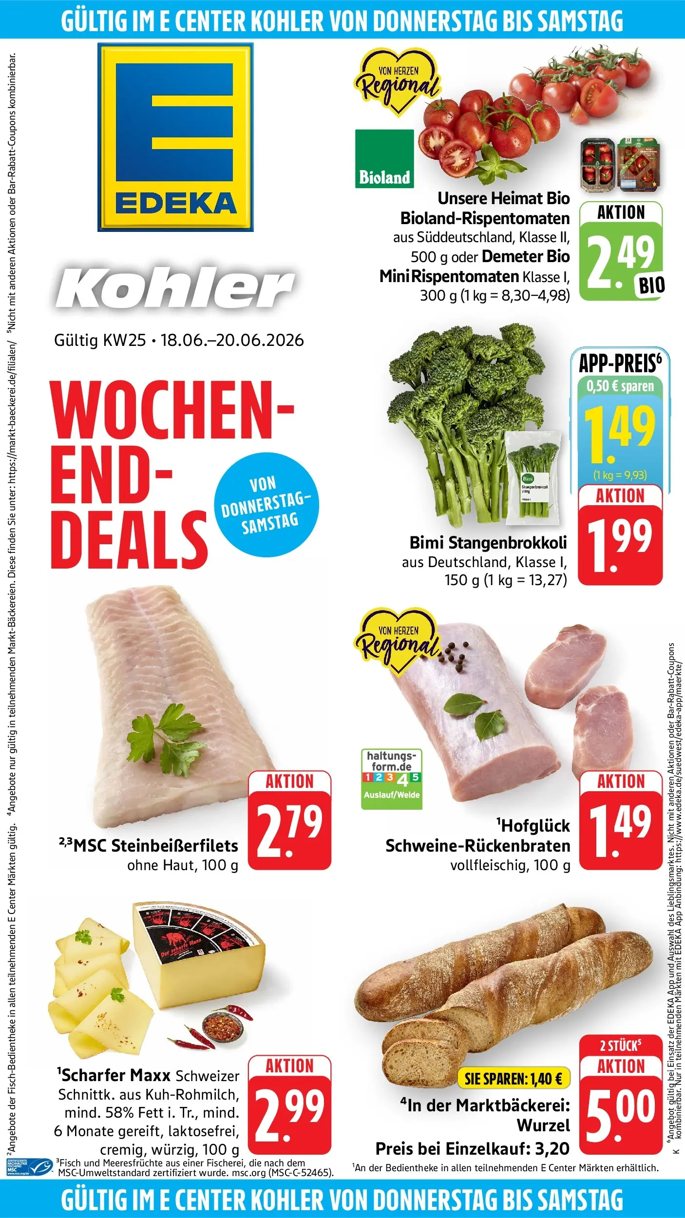 Edeka prospekt Ettenheim (ab 14.06.2026) » Angebote Online | Seite: 44 | Produkte: Meeresfrüchte, Brot