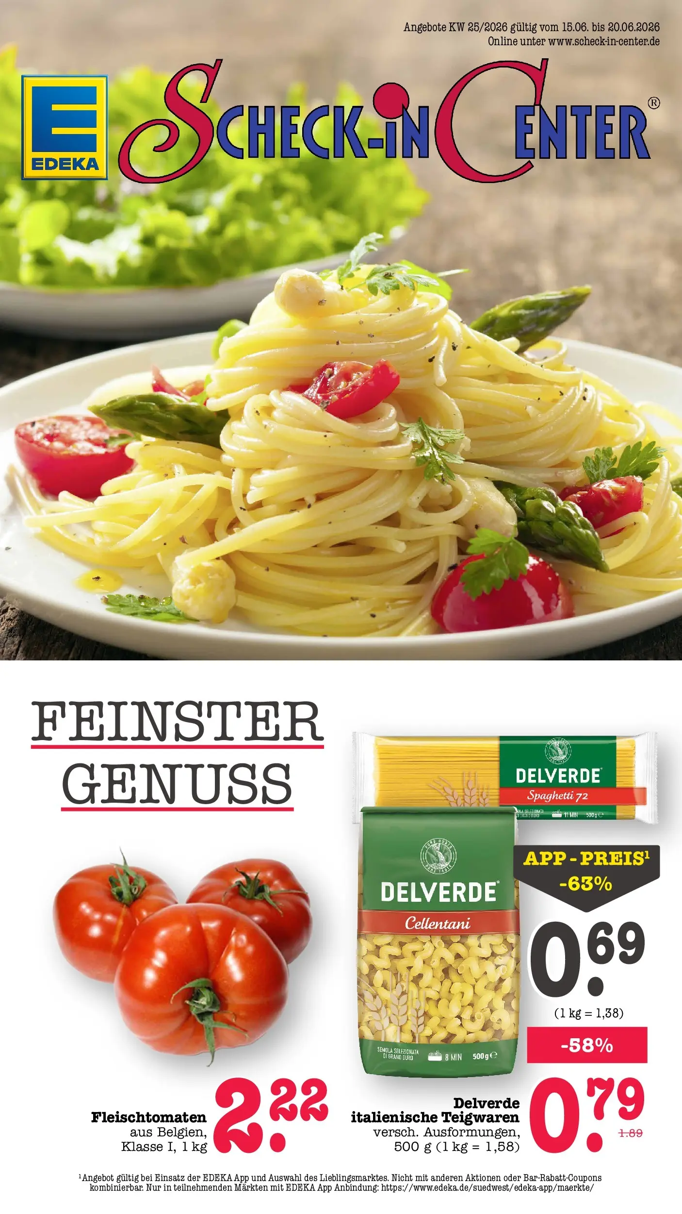 Edeka prospekt Offenbach (ab 14.06.2026) » Angebote Online | Seite: 1 | Produkte: Pasta