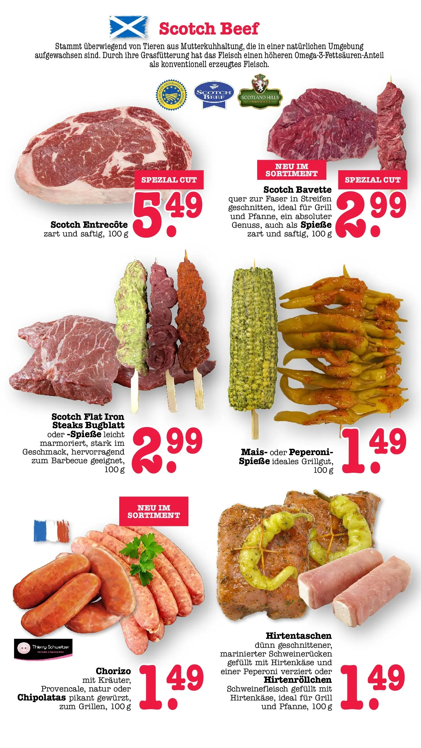 Edeka prospekt Offenbach (ab 14.06.2026) » Angebote Online | Seite: 3 | Produkte: Grill, Schweinefleisch, Steak, Fleisch
