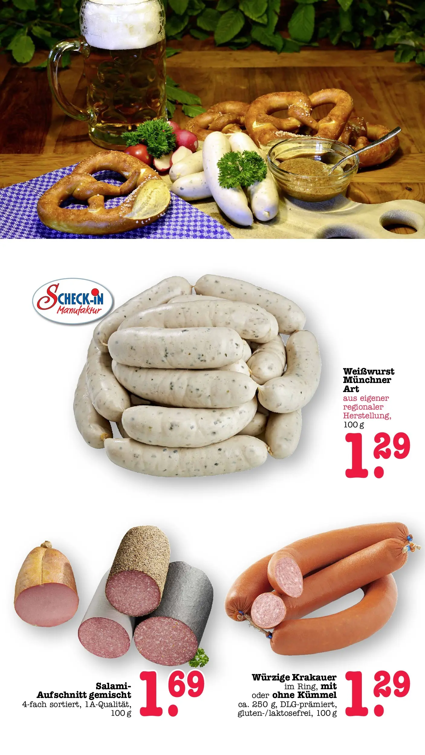 Edeka prospekt Offenbach (ab 14.06.2026) » Angebote Online | Seite: 6 | Produkte: Weißwurst, Salami