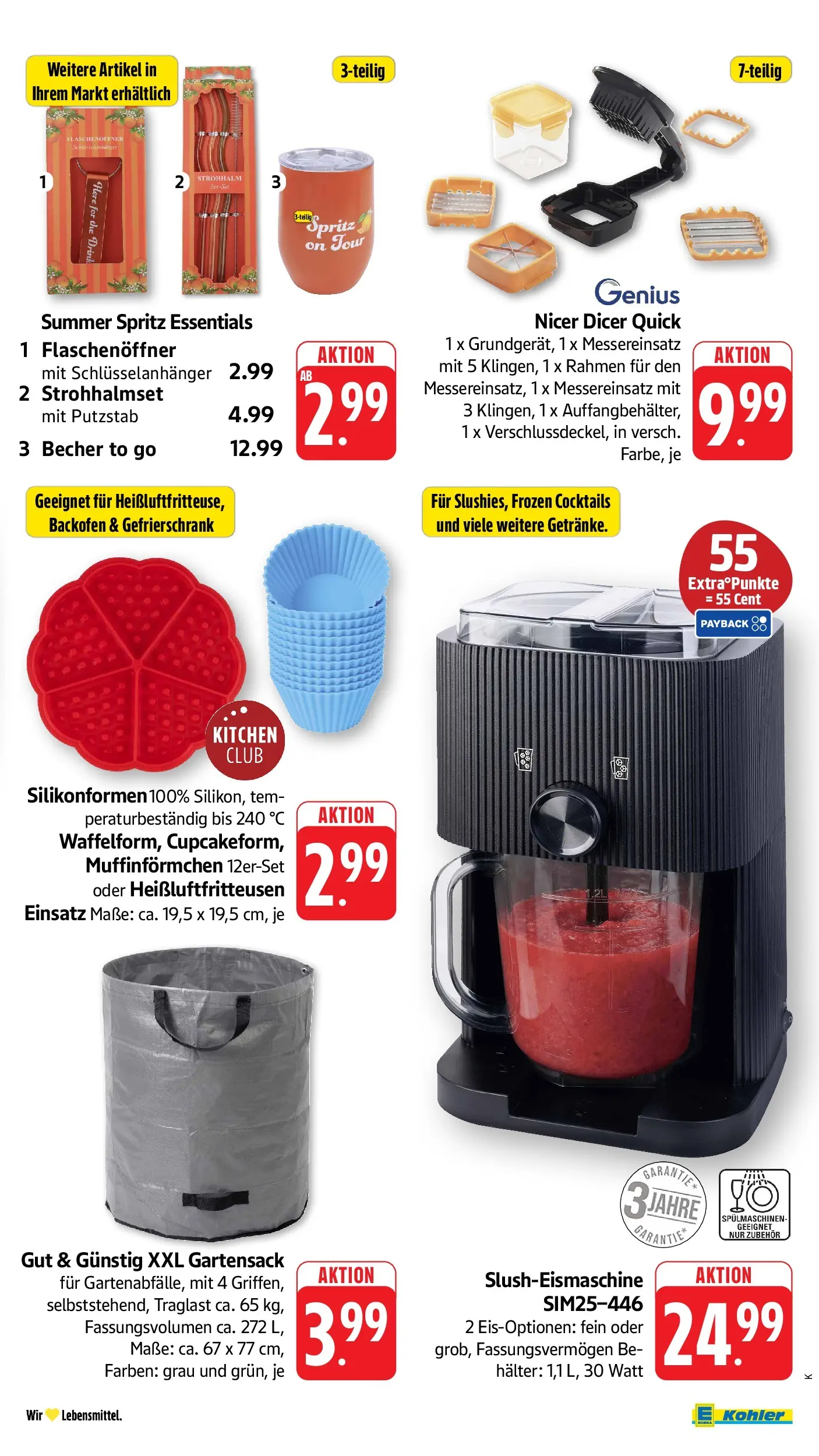 Edeka prospekt Ettenheim (ab 14.06.2026) » Angebote Online | Seite: 55 | Produkte: Gefrierschrank, Backofen