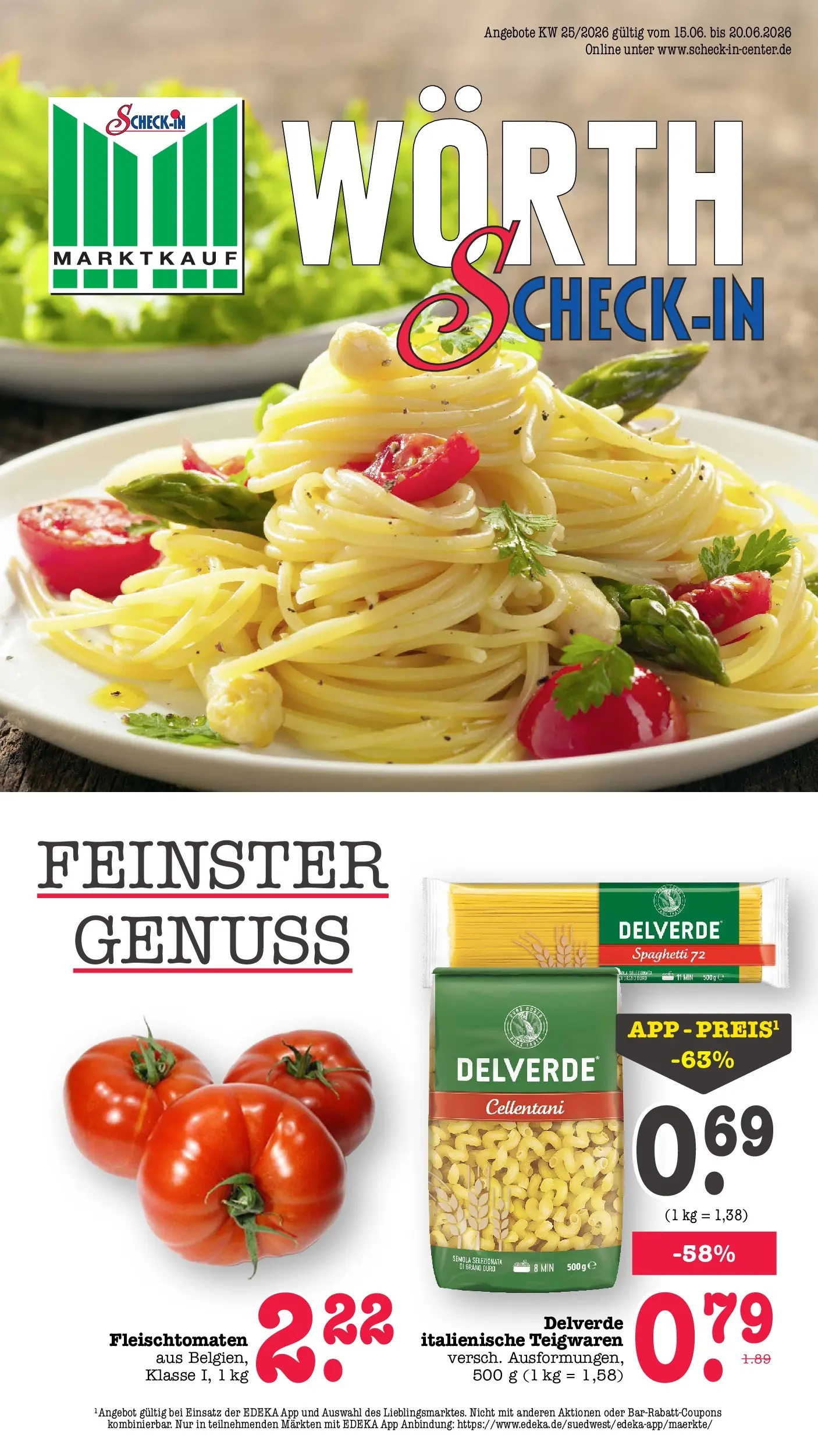 Marktkauf Prospekt Wörth Am Rhein (ab 14.06.2026) » Angebote ab Montag | Seite: 1 | Produkte: Pasta Marktkauf Prospekt Wörth Am Rhein (ab 14.06.2026) » Angebote online | Seite: 1 | Produkte: Pasta