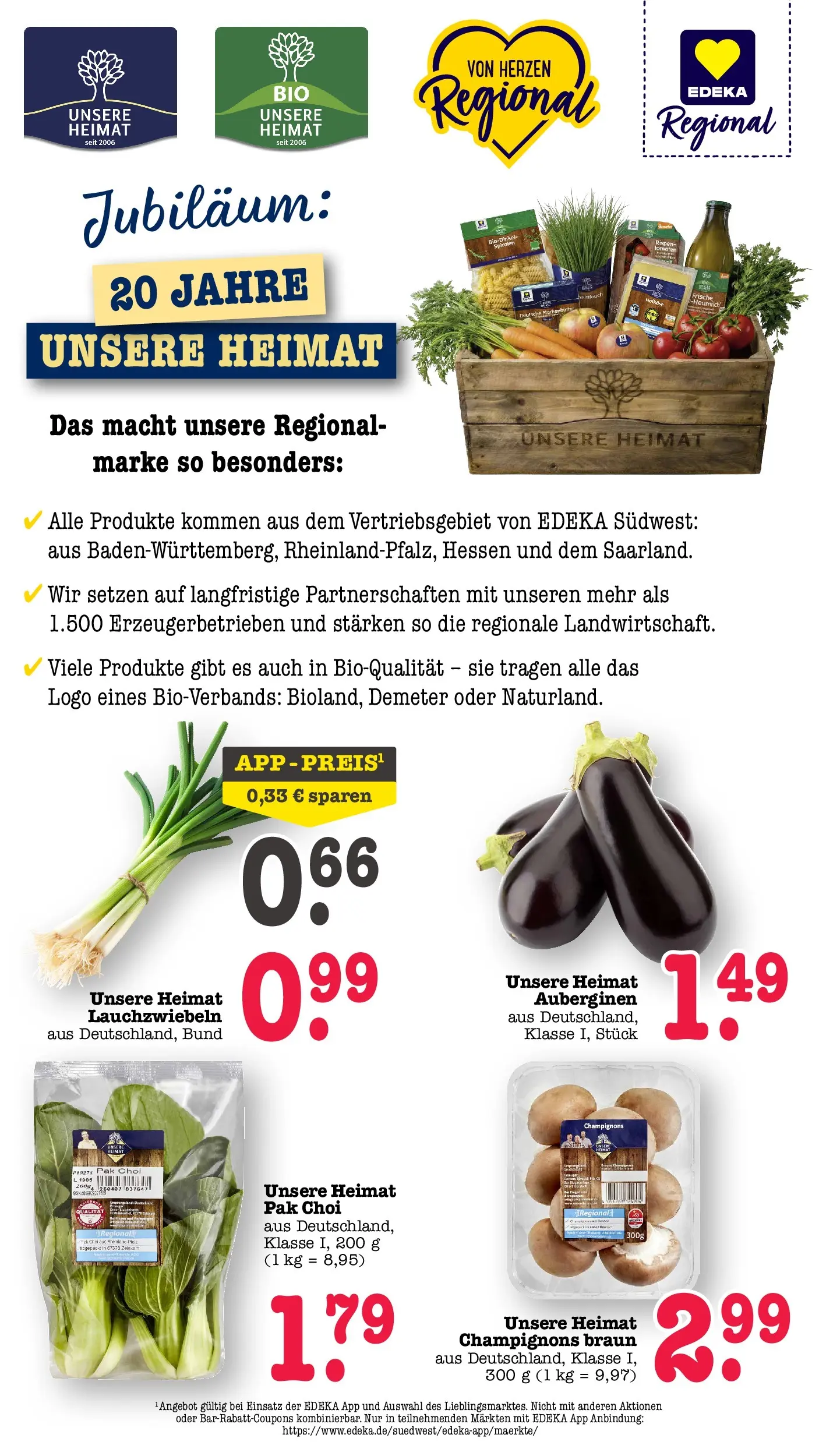 Edeka prospekt Offenbach (ab 14.06.2026) » Angebote Online | Seite: 21 | Produkte: Tomaten, Champignons