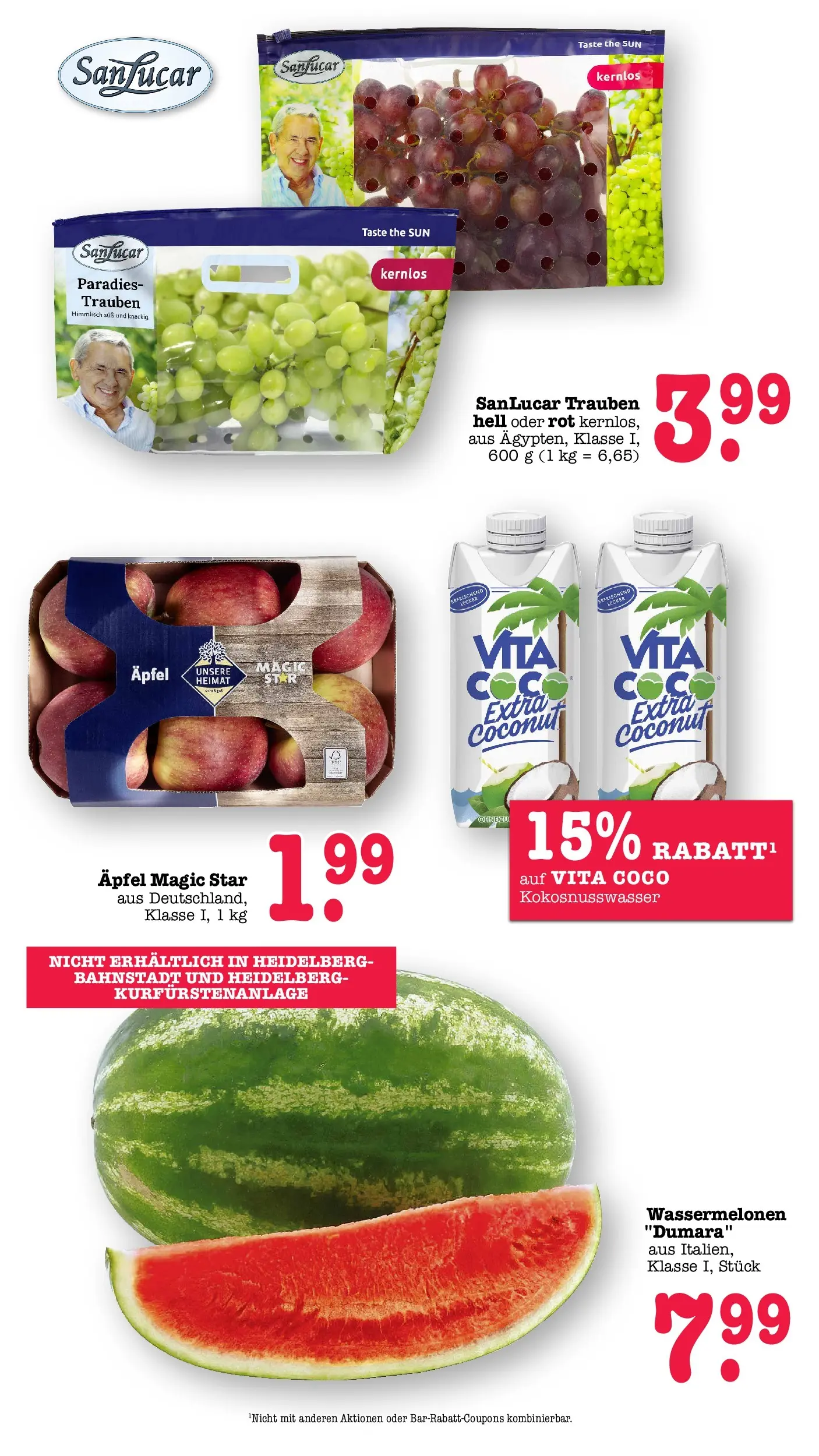 Marktkauf Prospekt Wörth Am Rhein (ab 14.06.2026) » Angebote ab Montag | Seite: 17 | Produkte: Trauben, Äpfel Marktkauf Prospekt Wörth Am Rhein (ab 14.06.2026) » Angebote online | Seite: 17 | Produkte: Trauben, Äpfel