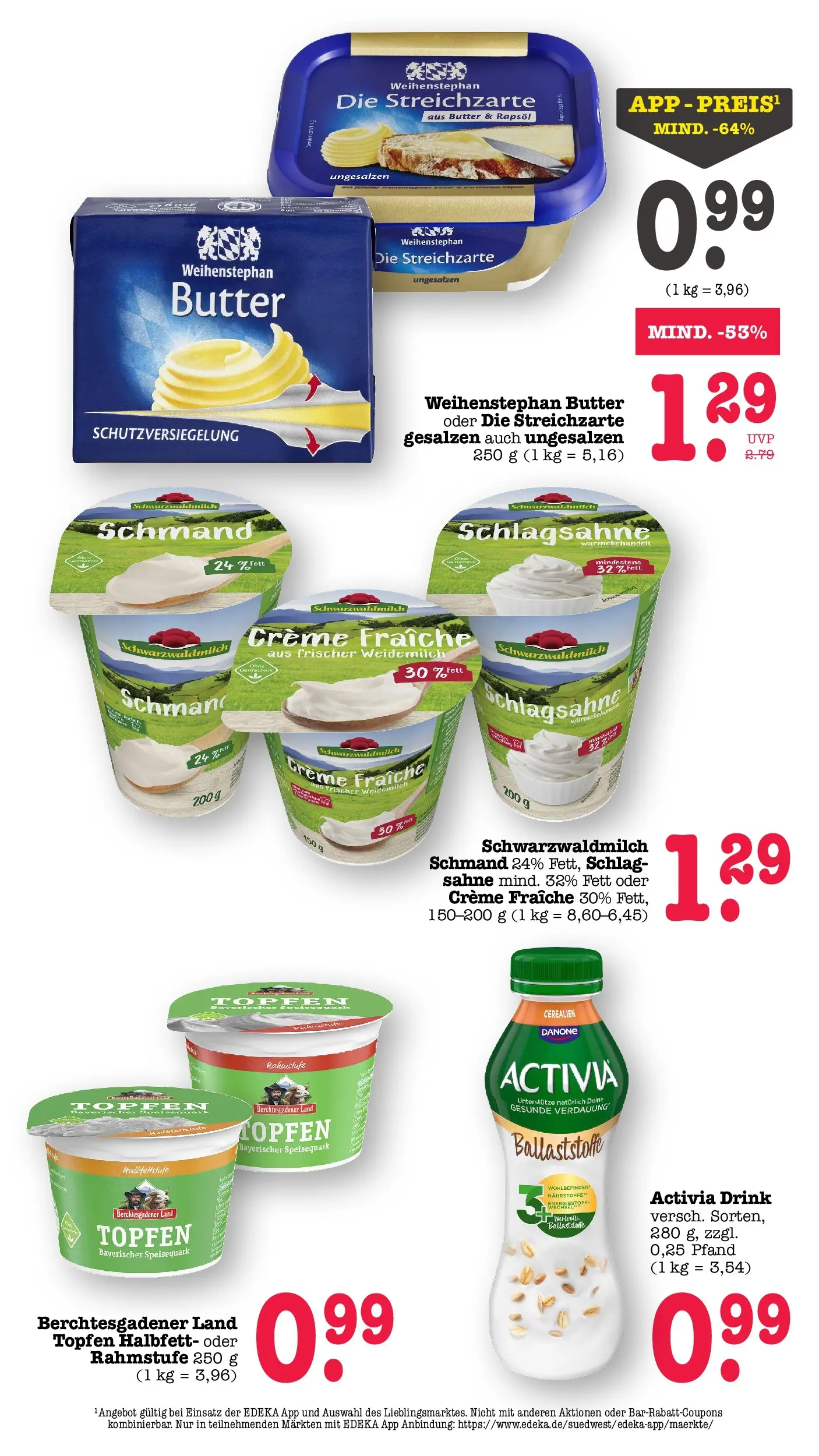 Edeka prospekt Offenbach (ab 14.06.2026) » Angebote Online | Seite: 26 | Produkte: Quark, Creme, Sahne, Speisequark