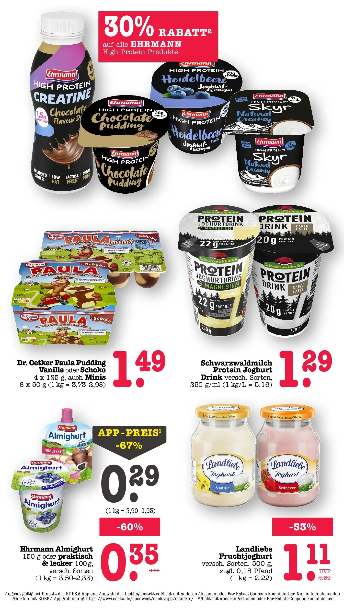 Edeka prospekt Offenbach (ab 14.06.2026) » Angebote Online | Seite: 27 | Produkte: Joghurt, Fruchtjoghurt, Pudding, Skyr