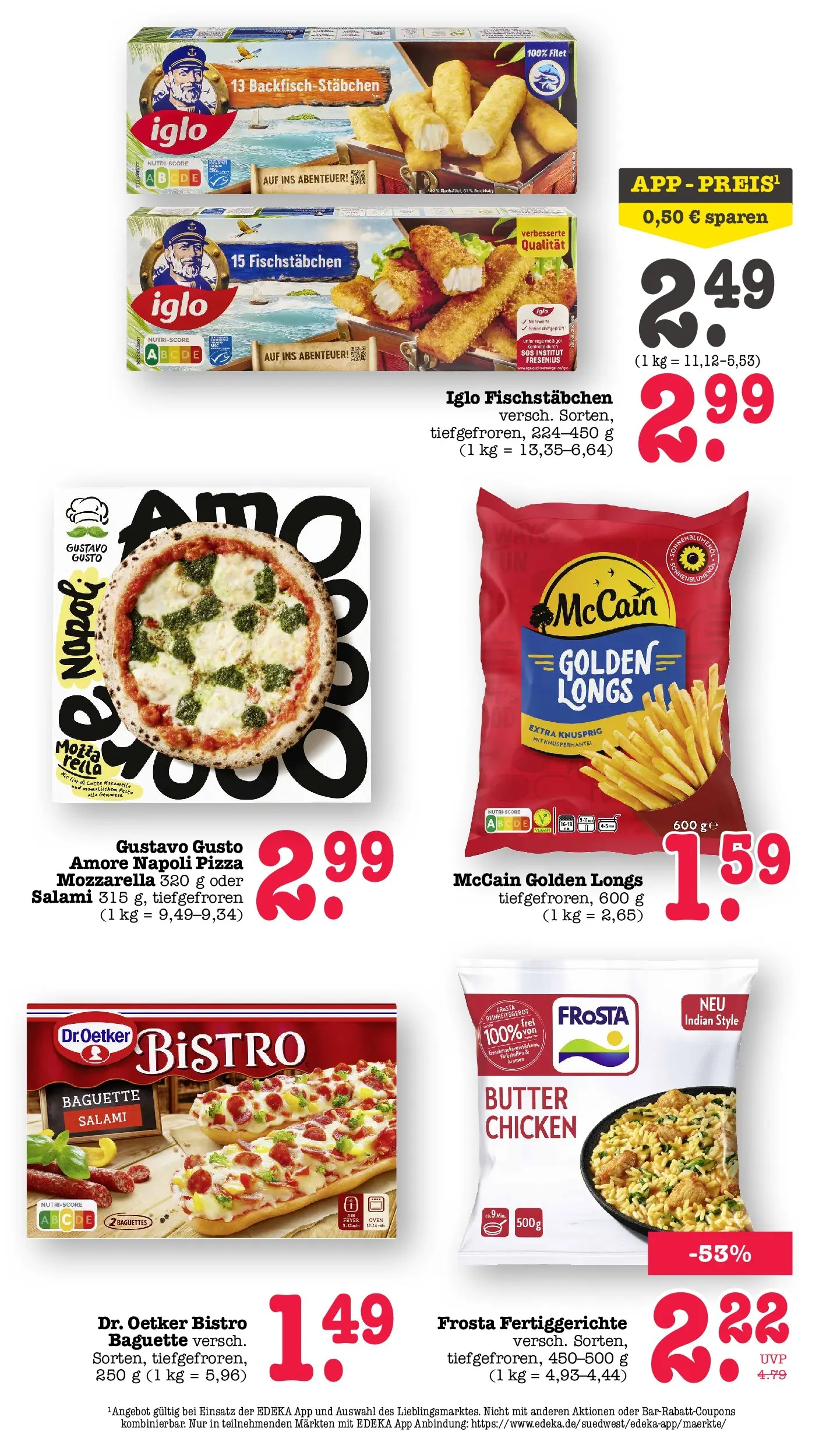 Edeka prospekt Offenbach (ab 14.06.2026) » Angebote Online | Seite: 31 | Produkte: Gustavo gusto, McCain, Frosta, Fertiggerichte