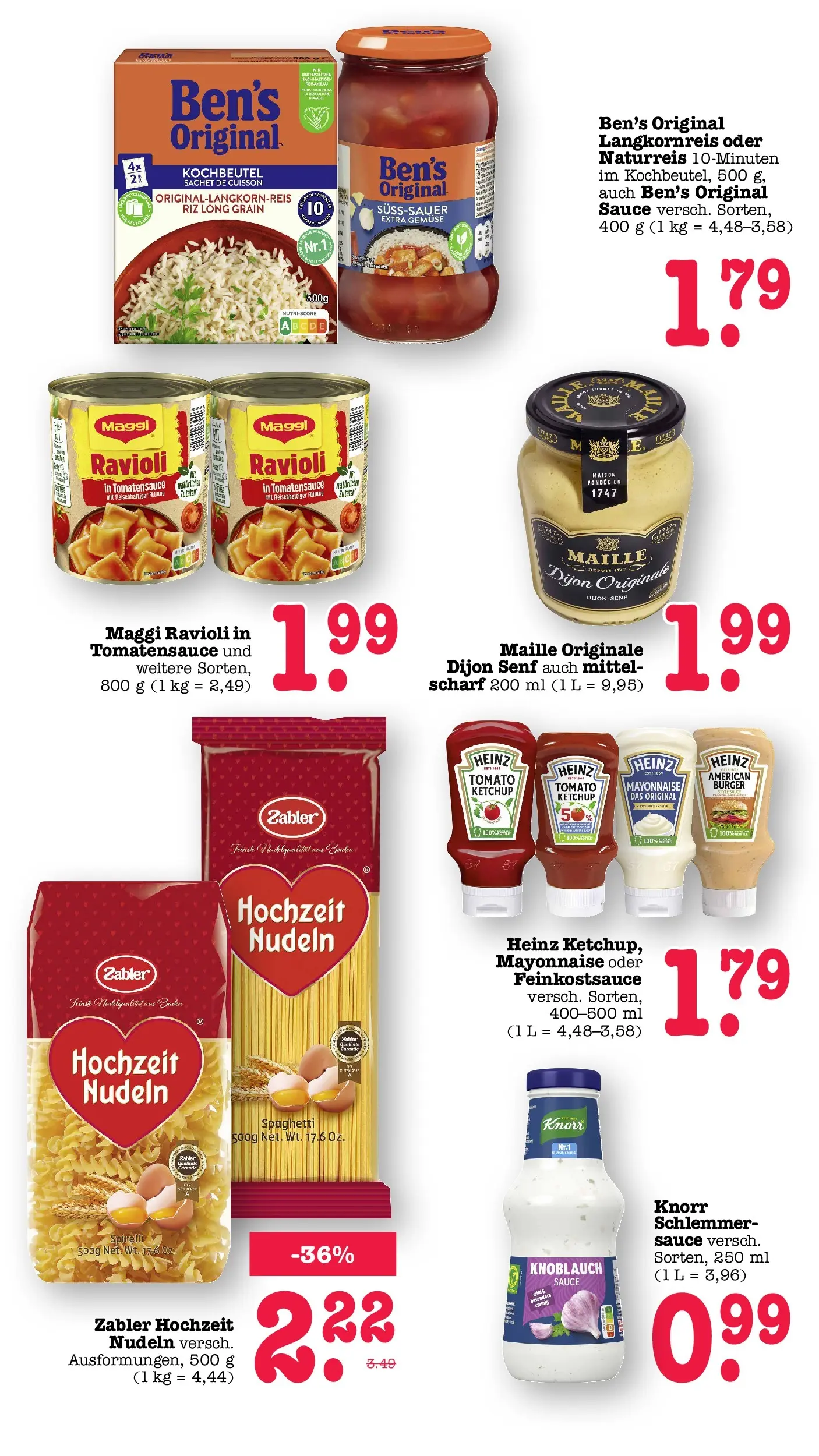 Edeka prospekt Offenbach (ab 14.06.2026) » Angebote Online | Seite: 44 | Produkte: Knorr, Mayonnaise, Nudeln, Ketchup