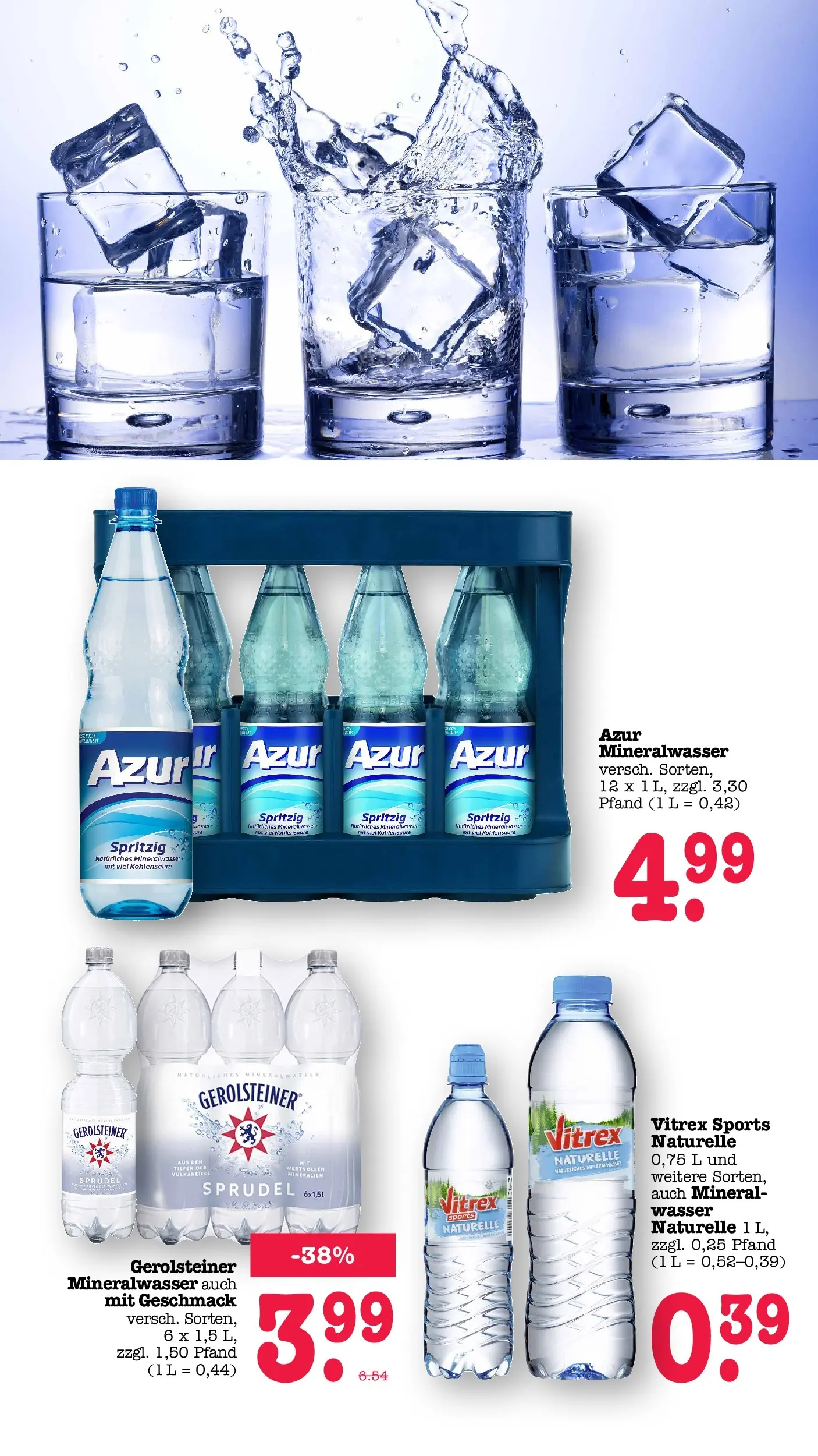 Edeka prospekt Offenbach (ab 14.06.2026) » Angebote Online | Seite: 45 | Produkte: Mineralwasser, Wasser, Gerolsteiner