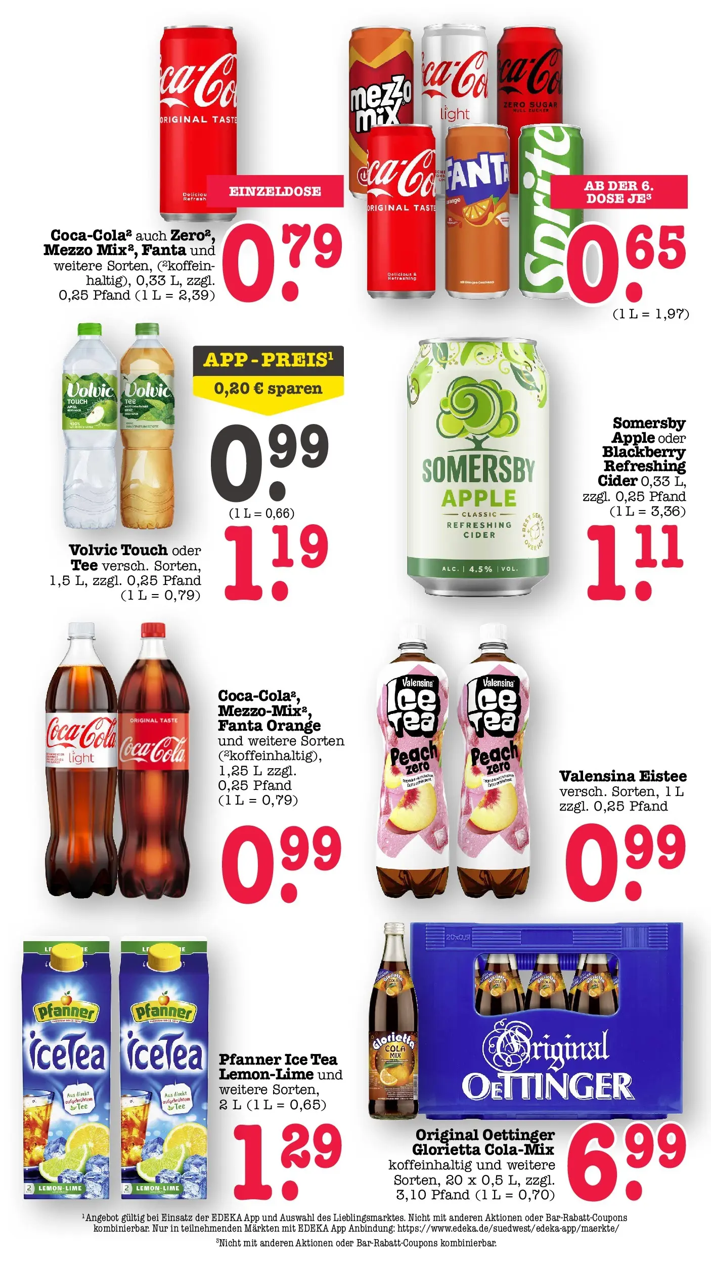 Edeka prospekt Offenbach (ab 14.06.2026) » Angebote Online | Seite: 46 | Produkte: Mezzo mix, Fanta, Sprite, Oettinger