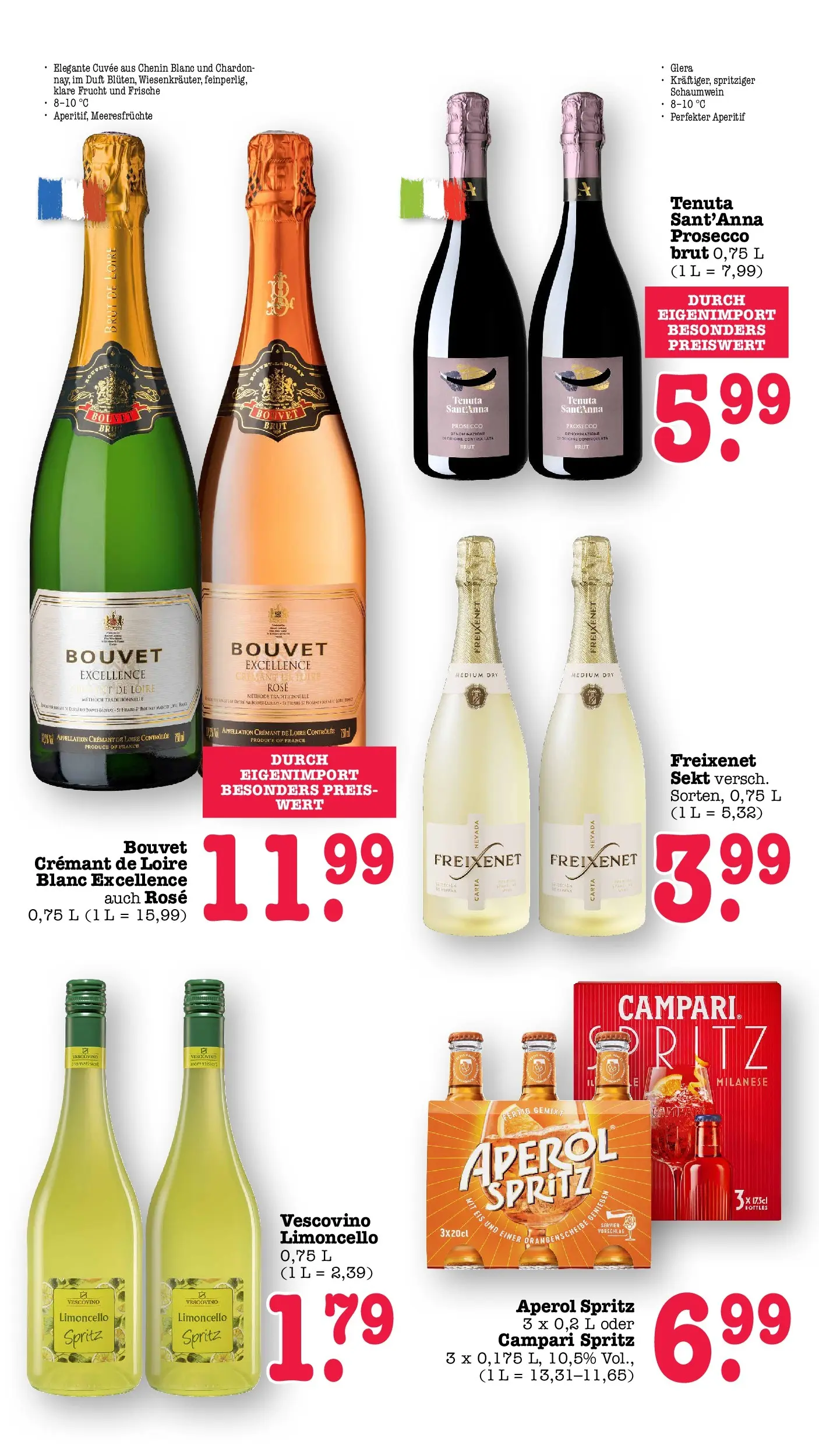 Edeka prospekt Offenbach (ab 14.06.2026) » Angebote Online | Seite: 50 | Produkte: Prosecco, Meeresfrüchte, Limoncello, Aperol