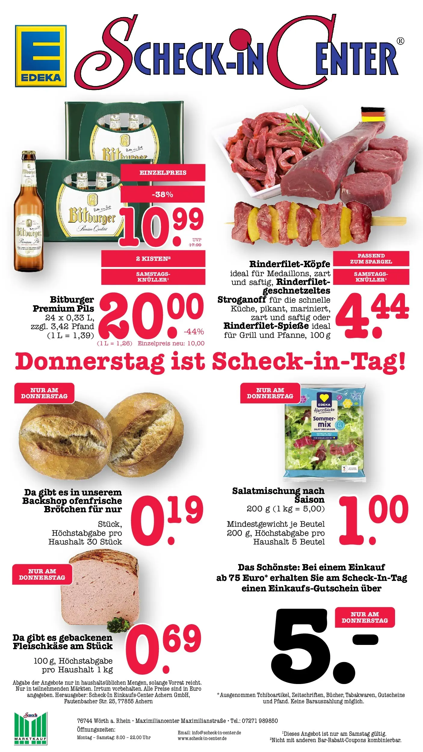Marktkauf Prospekt Wörth Am Rhein (ab 14.06.2026) » Angebote ab Montag | Seite: 68 | Produkte: Rinderfilet, Pils, Spargel, Salat Marktkauf Prospekt Wörth Am Rhein (ab 14.06.2026) » Angebote online | Seite: 68 | Produkte: Rinderfilet, Pils, Spargel, Salat