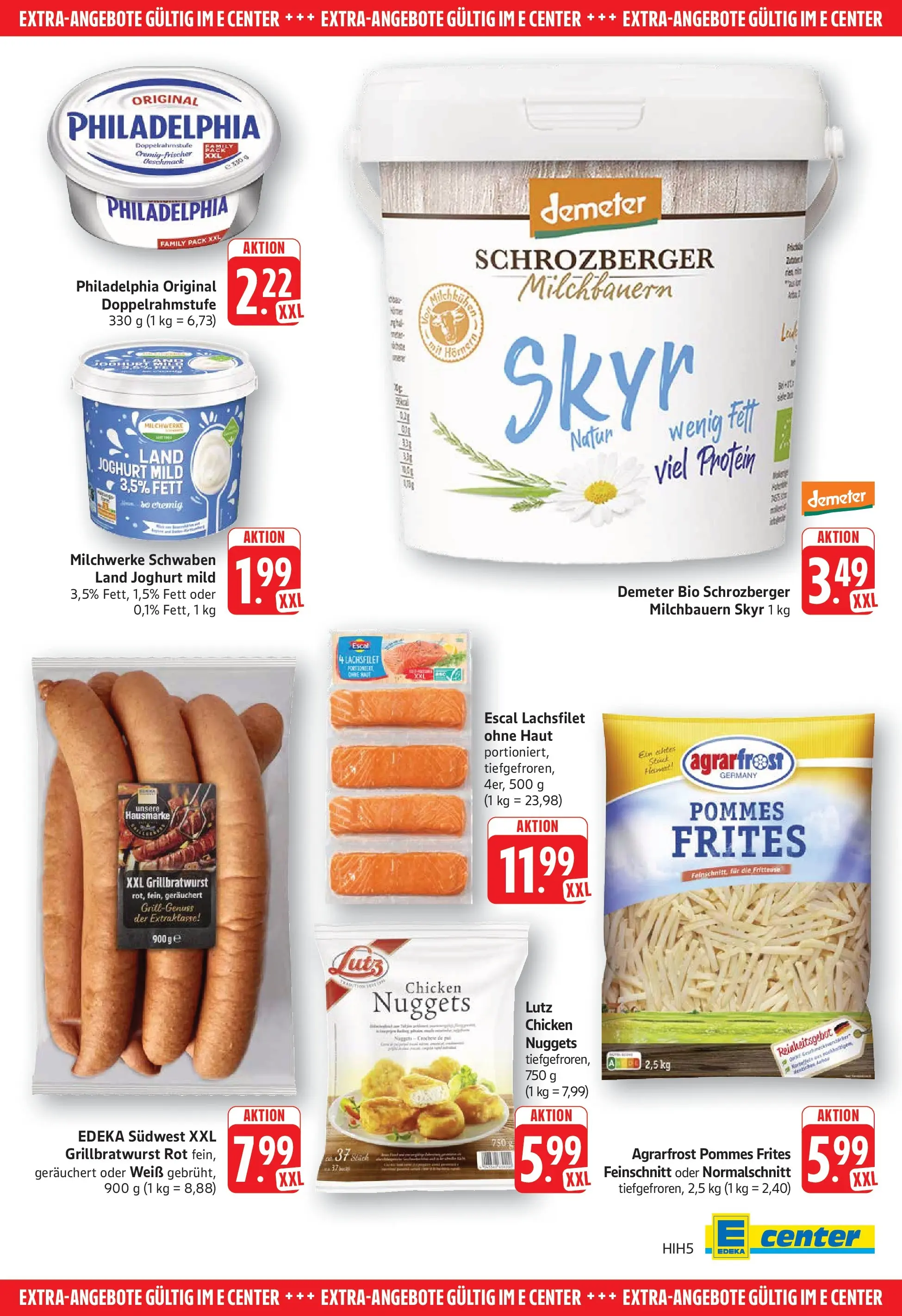 Edeka prospekt Göppingen (ab 14.06.2026) » Angebote Online | Seite: 29 | Produkte: Milch, Joghurt, Pommes, Pommes frites