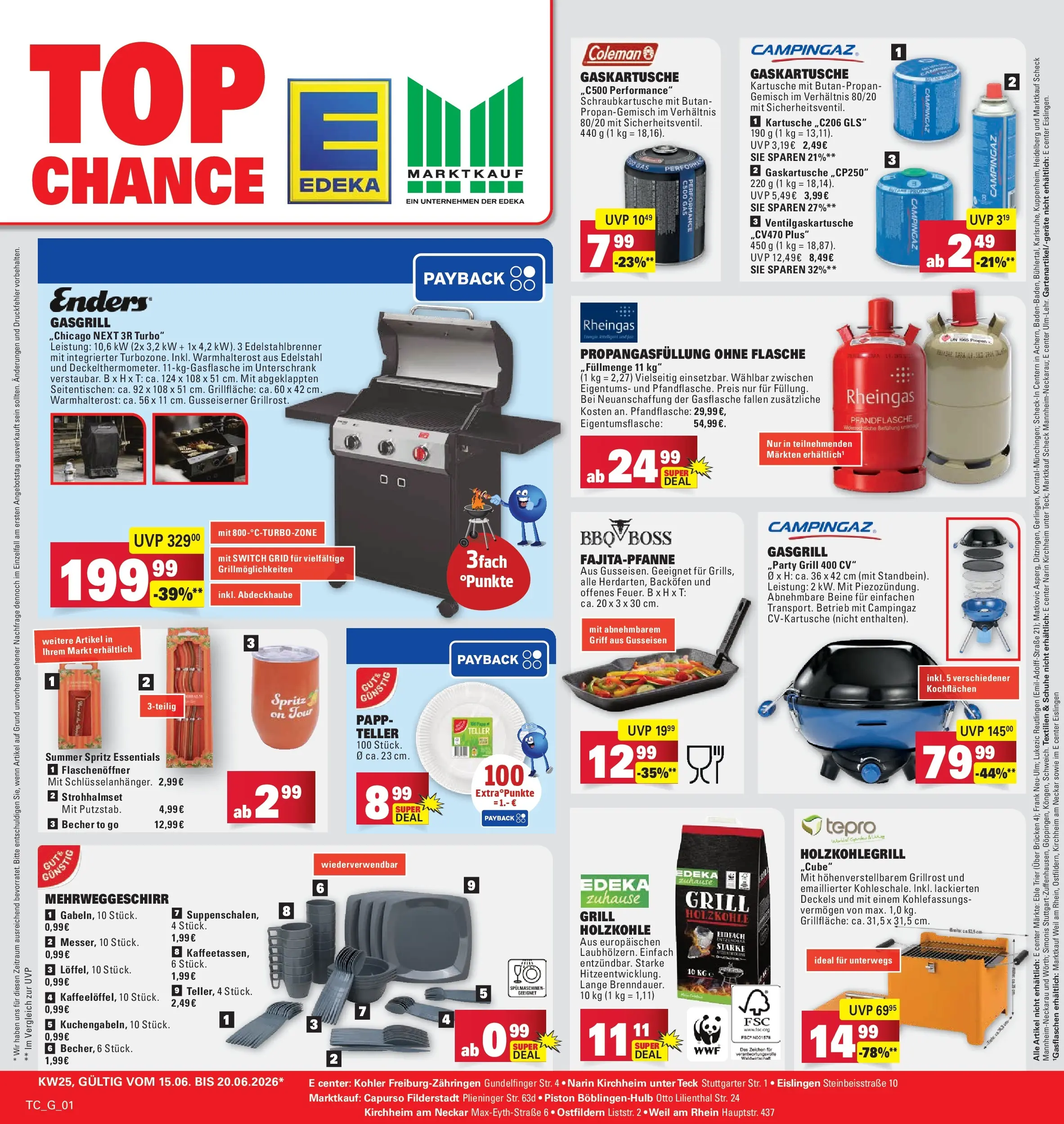 Edeka prospekt Göppingen (ab 14.06.2026) » Angebote Online | Seite: 33 | Produkte: Grill, Unterschrank, Backofen, Kuchen