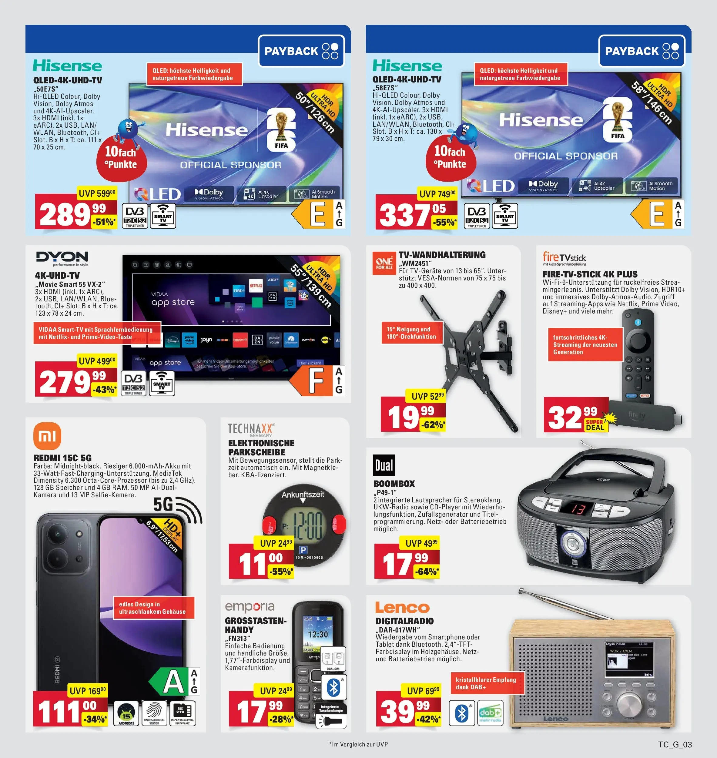 Edeka prospekt Göppingen (ab 14.06.2026) » Angebote Online | Seite: 35 | Produkte: Hisense, Tablet, TV, Video